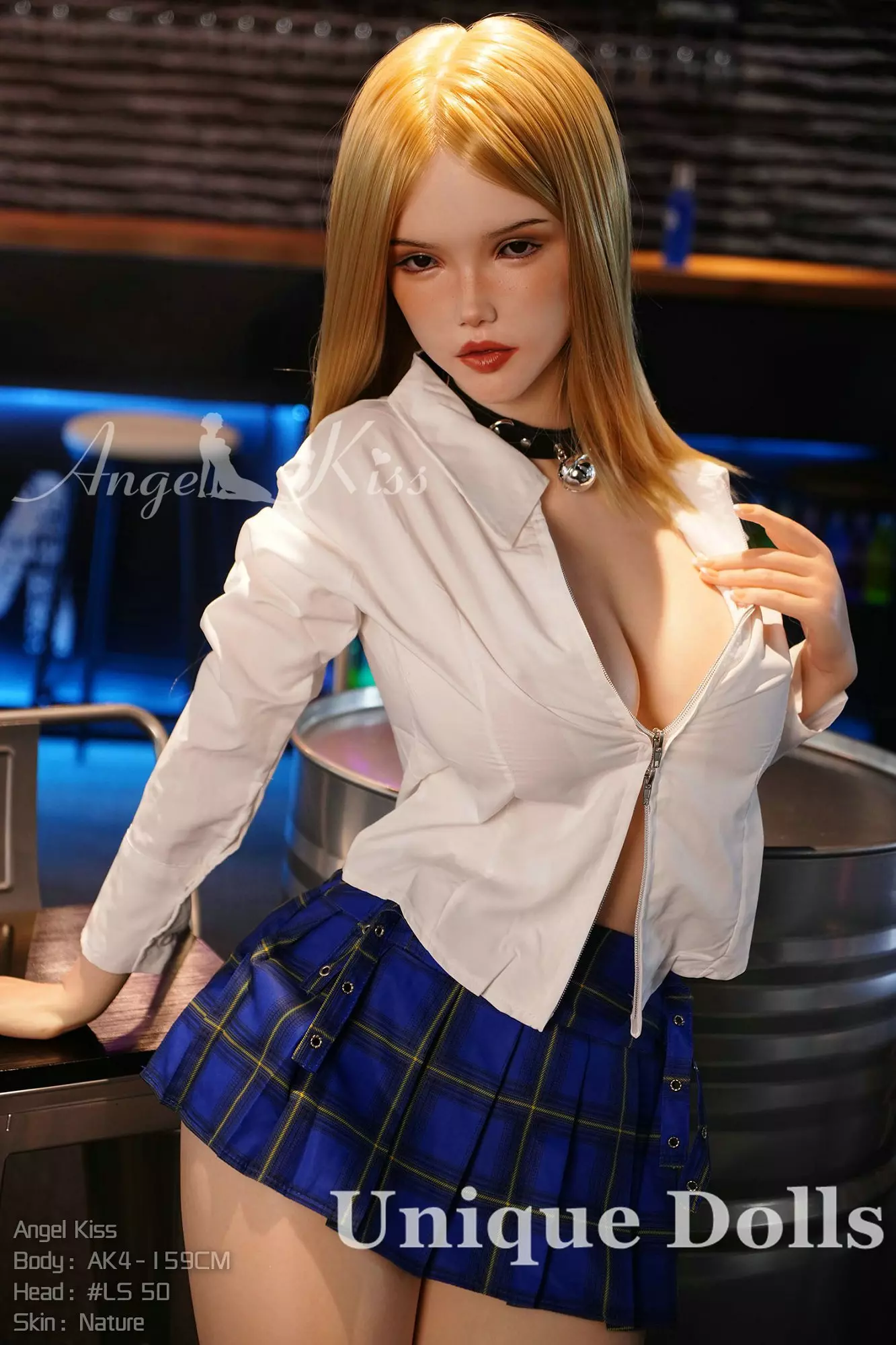 AK Silicone 159cm sex doll with Head#LS50