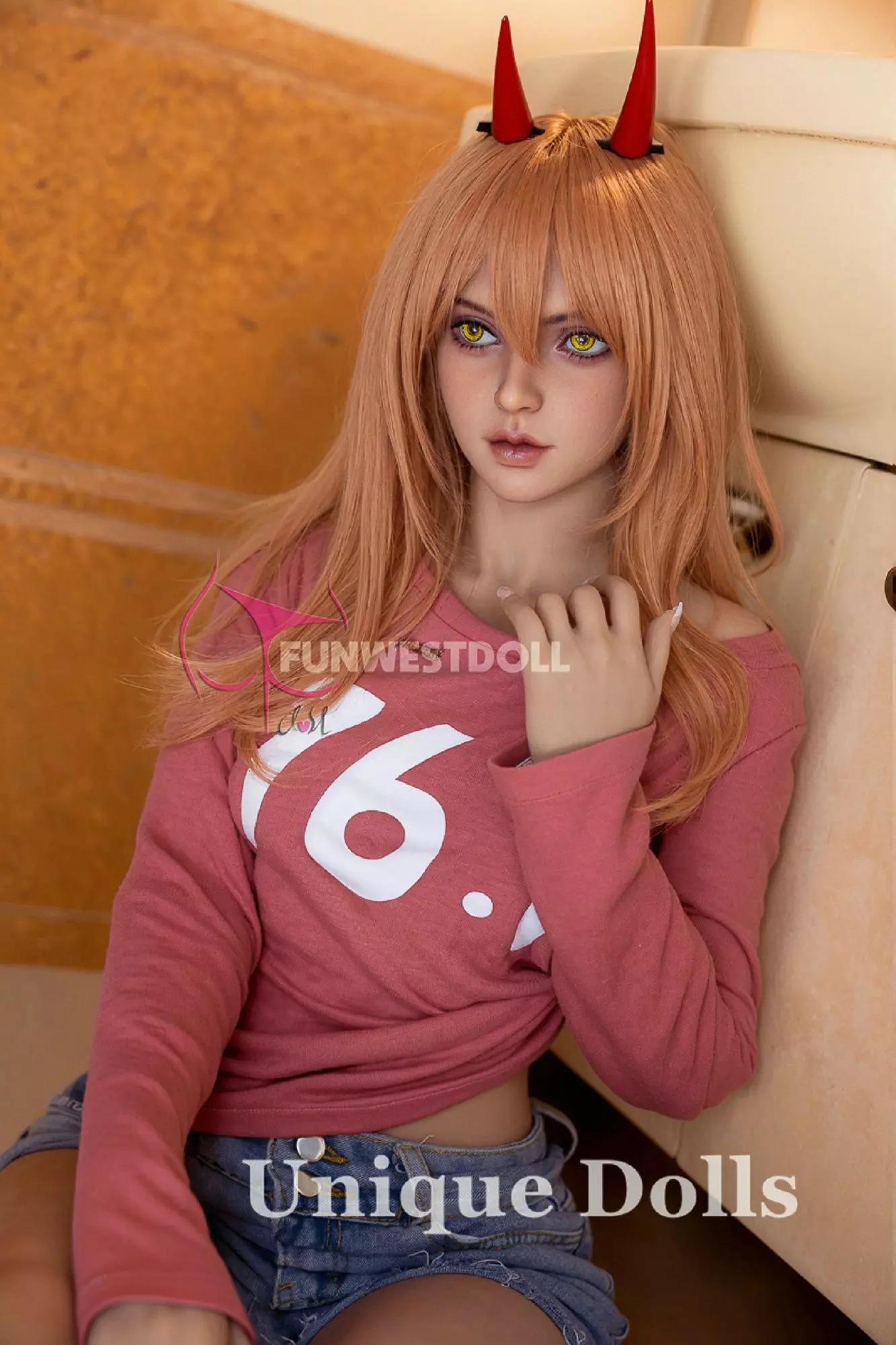 FUNWEST Doll 159cm(5ft2) A cup TPE sex doll Lily