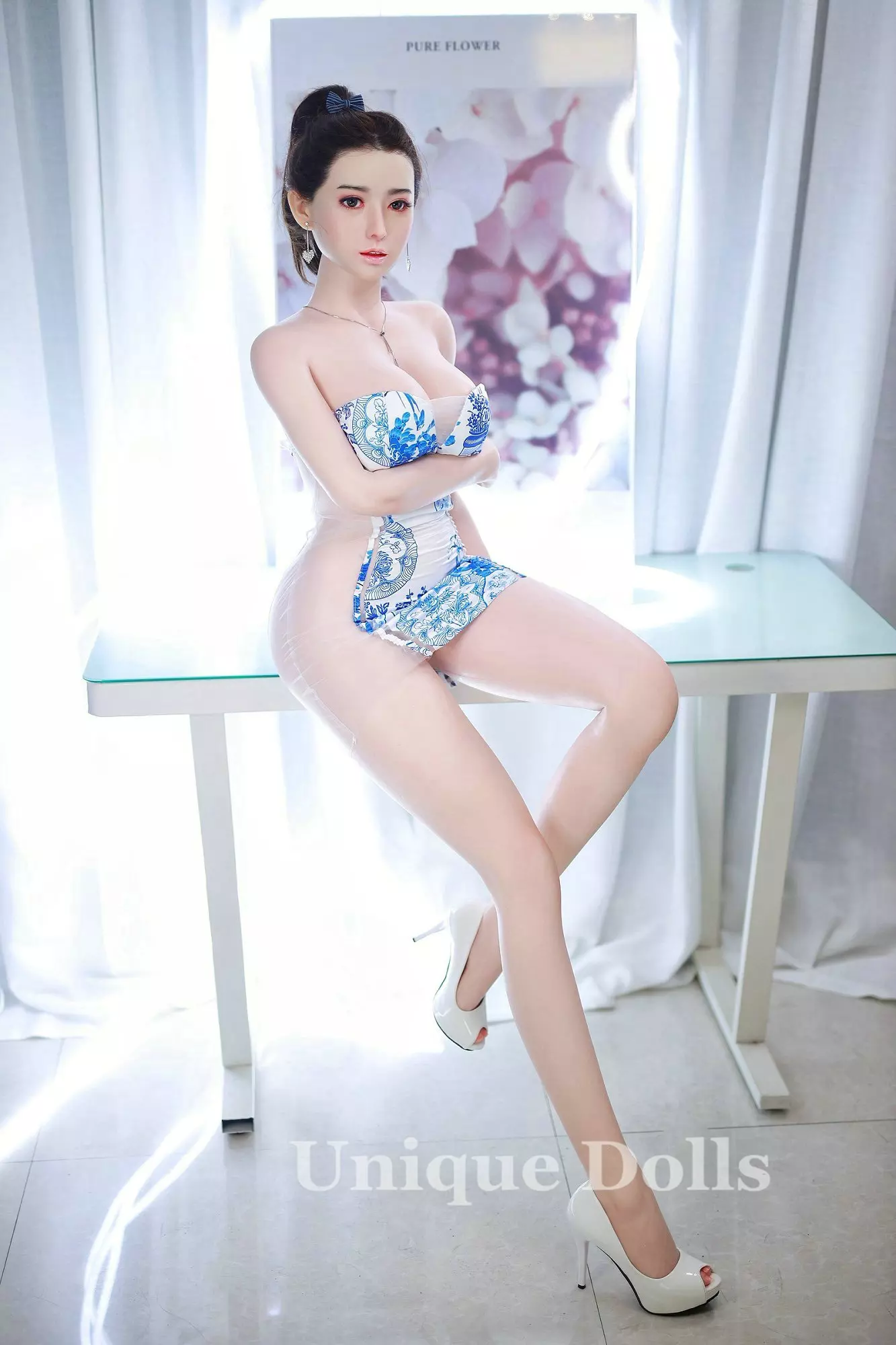 JY Doll 163cm full silicone sex doll E cup boobs Abby