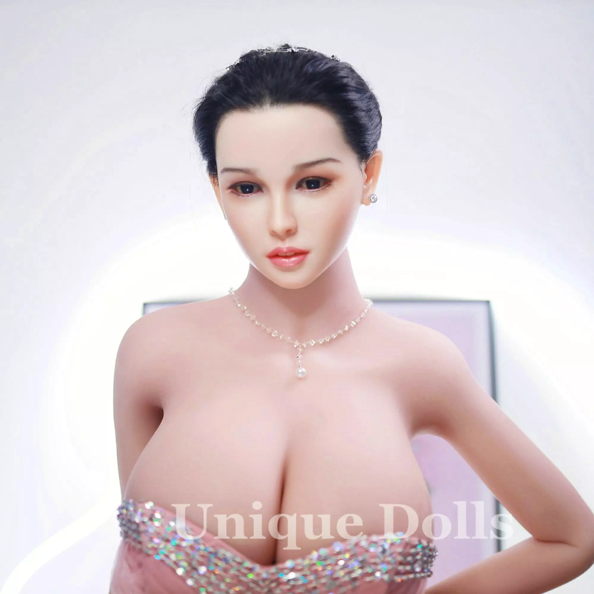 JY DOLL 170cm big boobs sex doll Qing silicone head