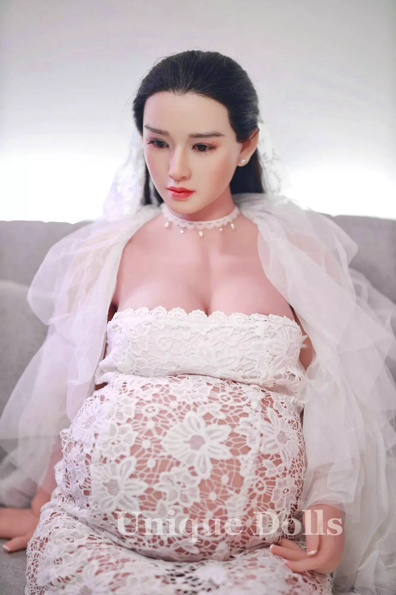 JY Doll 160cm Feye pregnant TPE sex doll silicone head