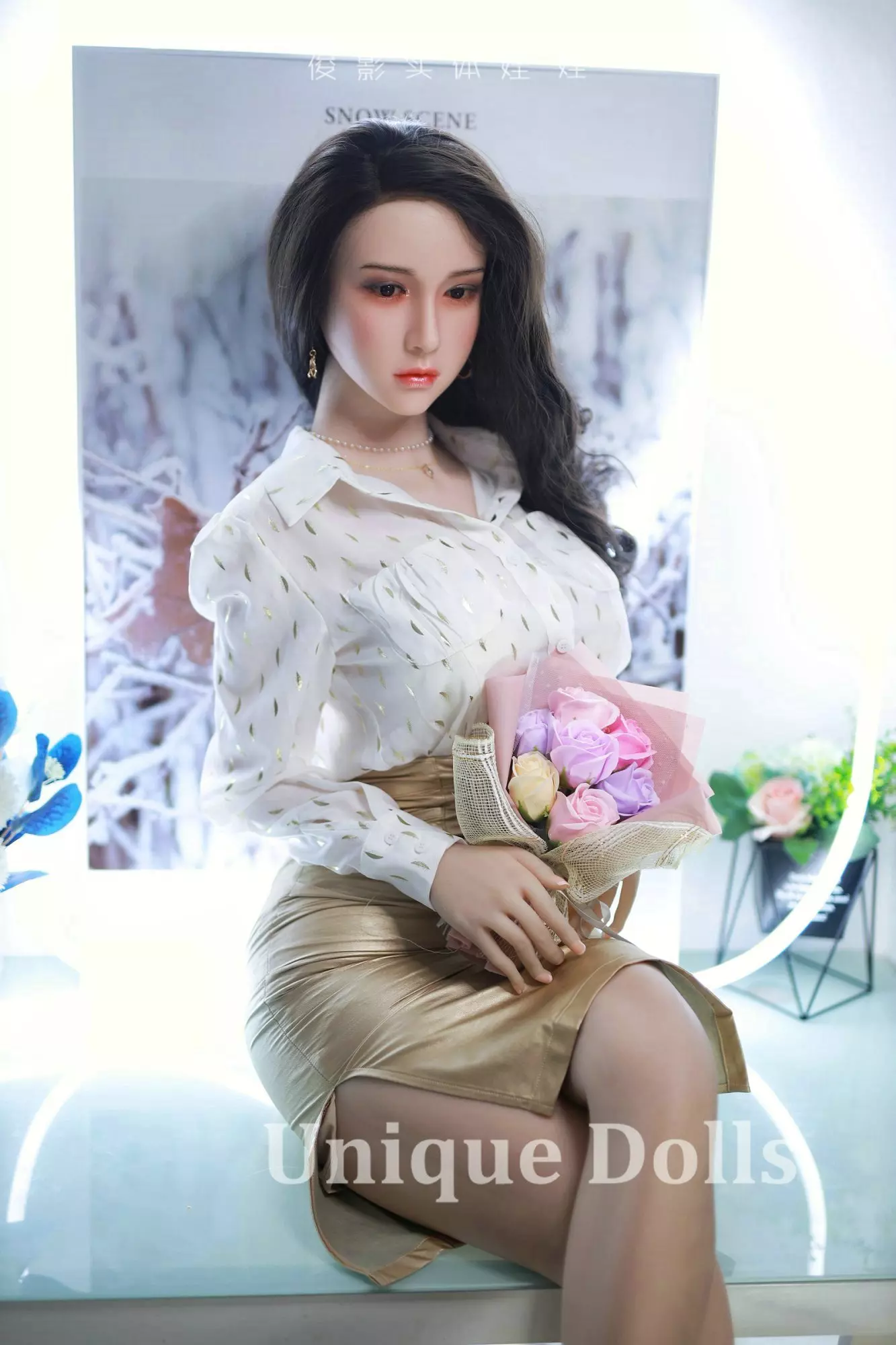 JY DOLL 168cm C cup boobs doll Xiao Qian with silicone head