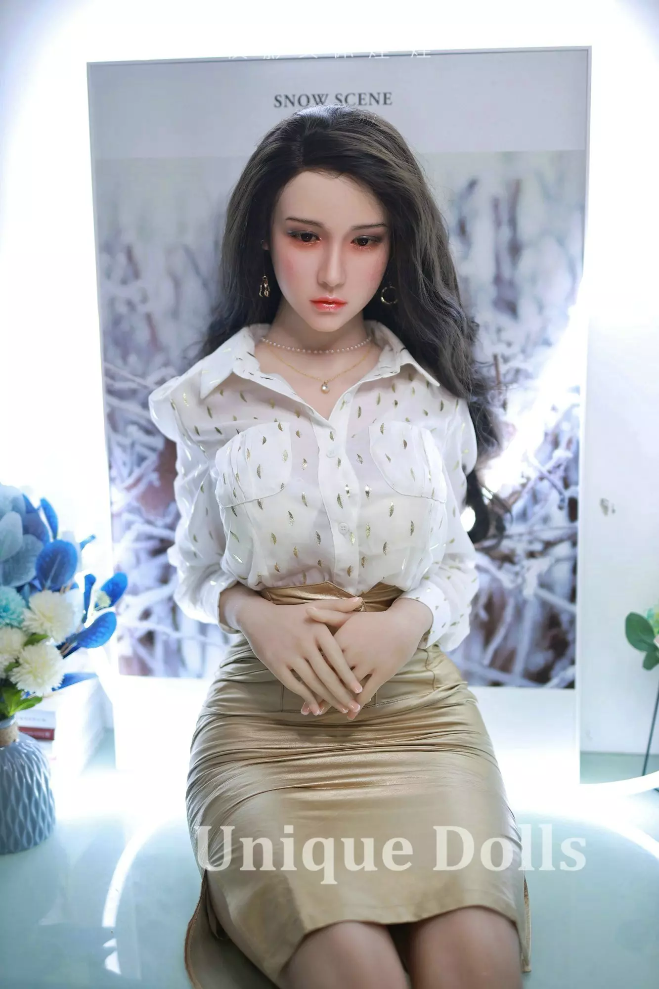 JY DOLL 168cm C cup boobs doll Xiao Qian with silicone head