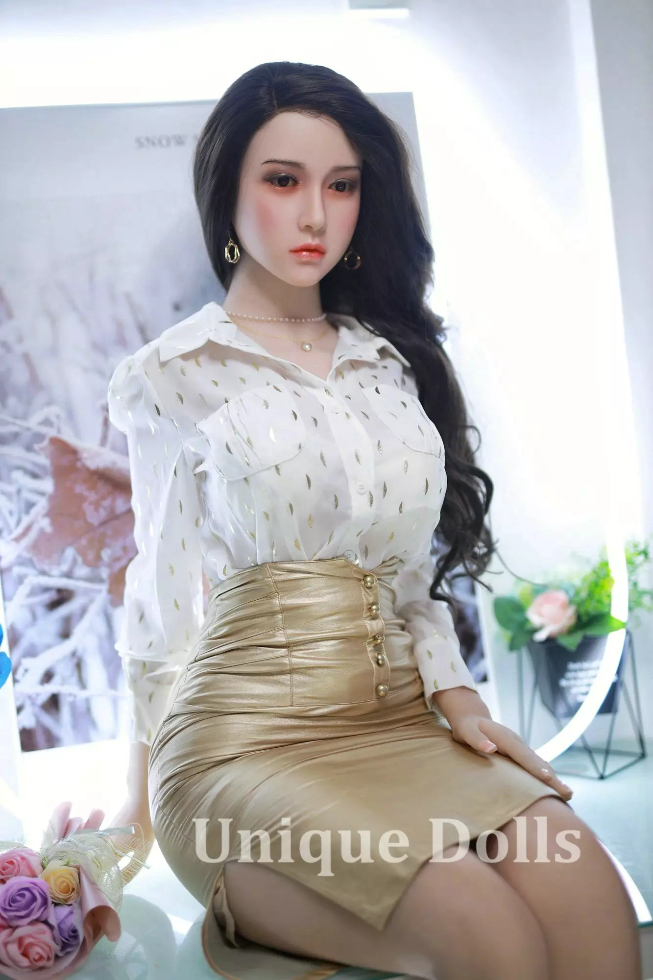 JY DOLL 168cm C cup boobs doll Xiao Qian with silicone head