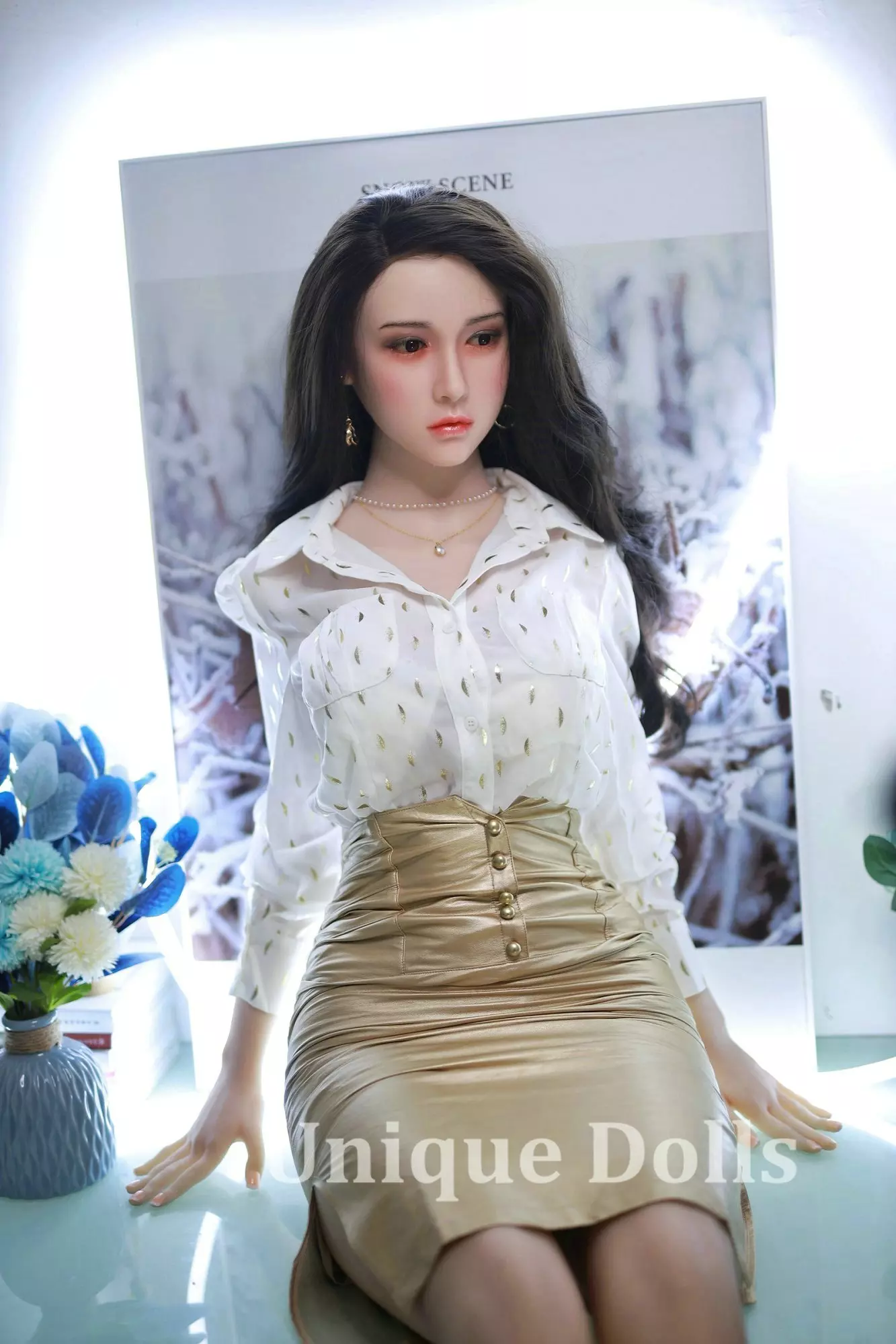 JY DOLL 168cm C cup boobs doll Xiao Qian with silicone head