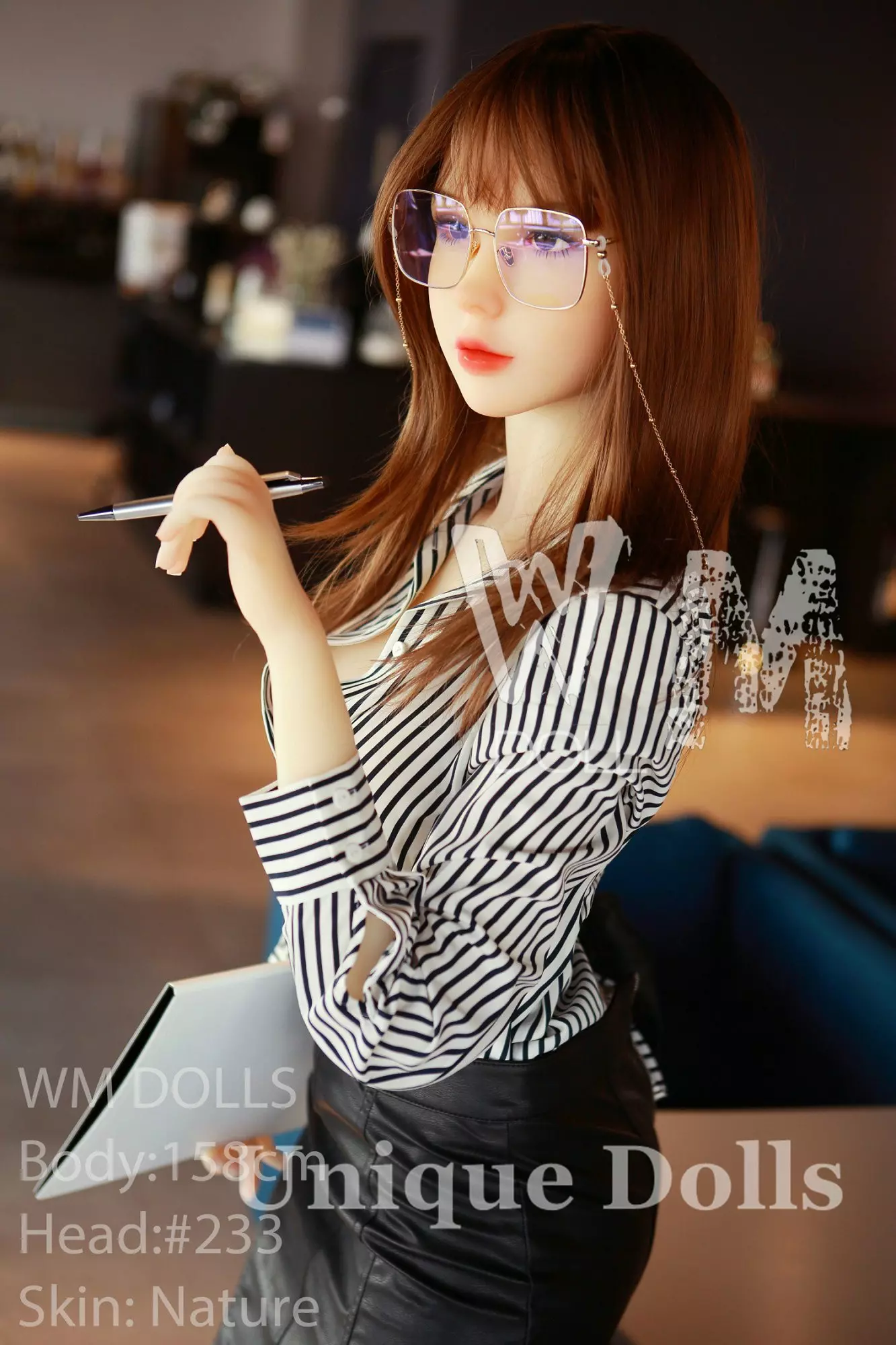 WM Doll 158cm D cup with #233 head big breasts doll