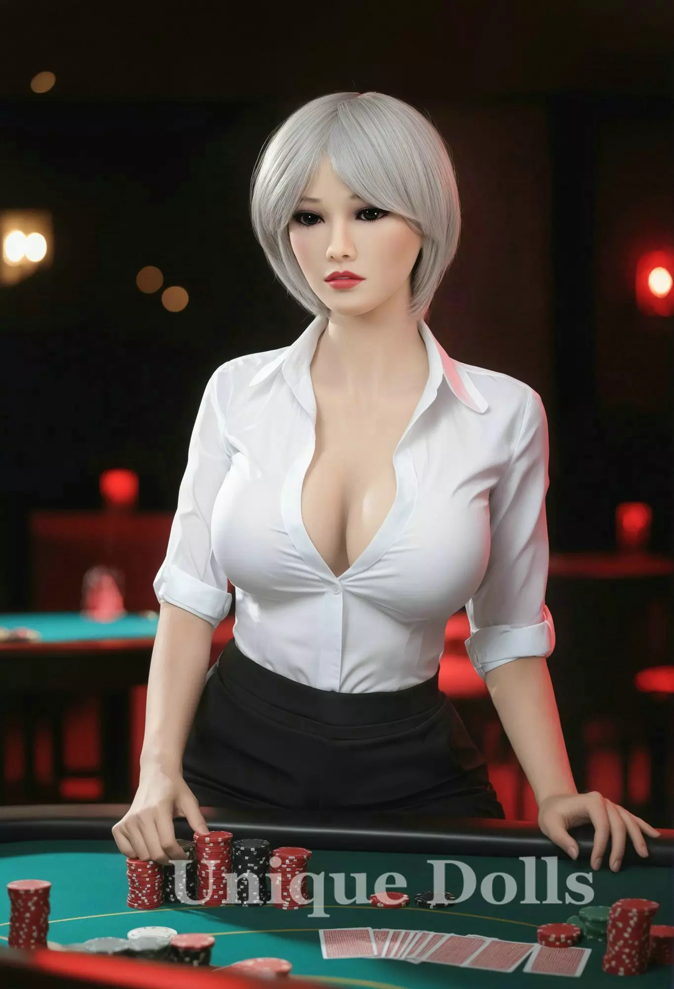 AIBEI Doll 159cm Chubby TPE sex doll head #185