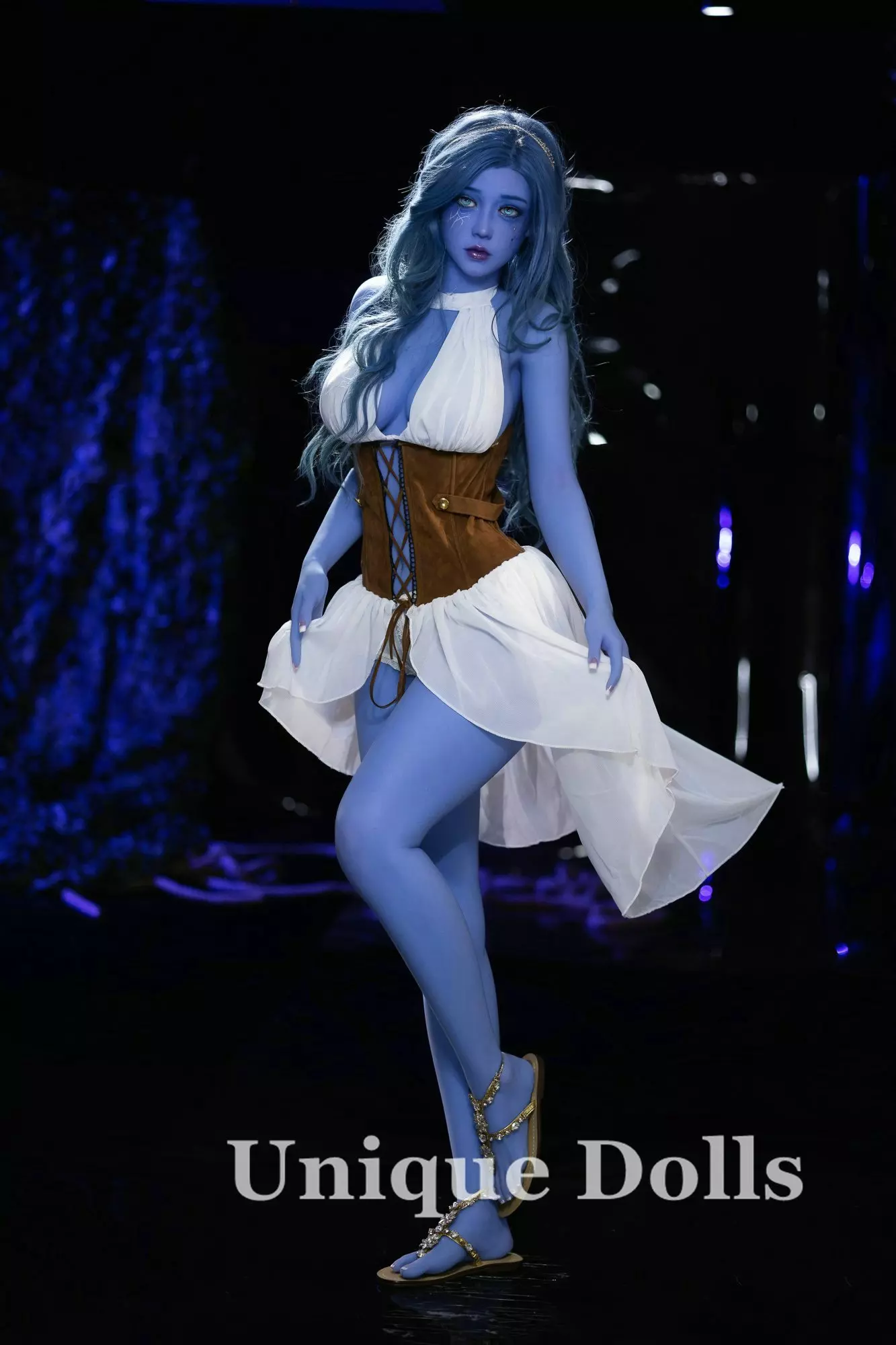 AIBEI Doll 160cm Blue Elf Fairy Girl Sex Doll #225