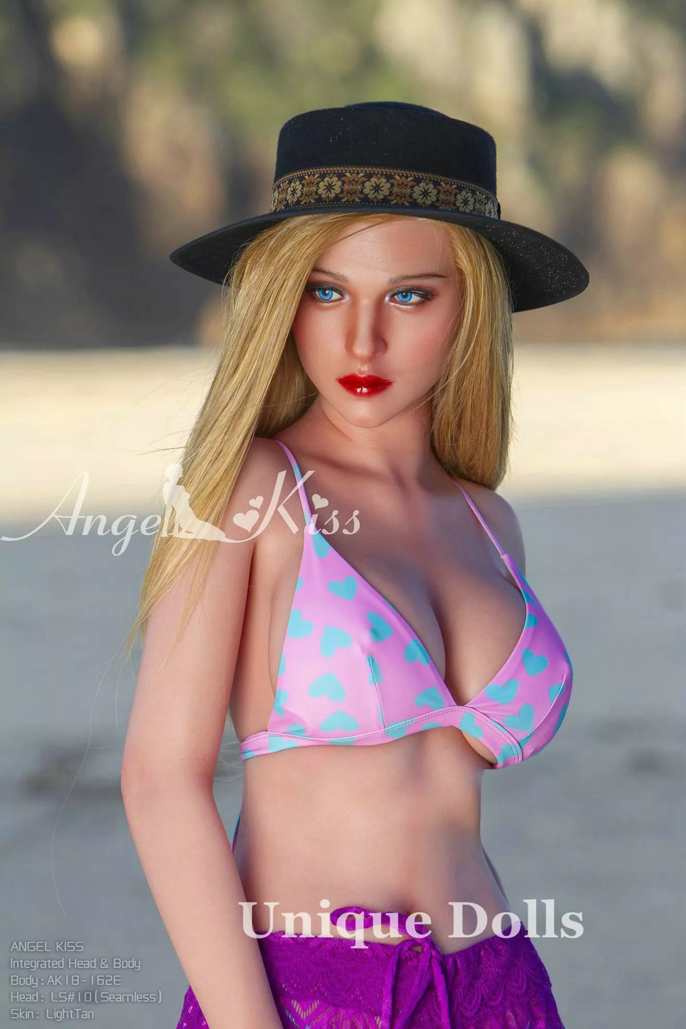 AK 162cm big breasts Silicone sex doll with Head#LS10