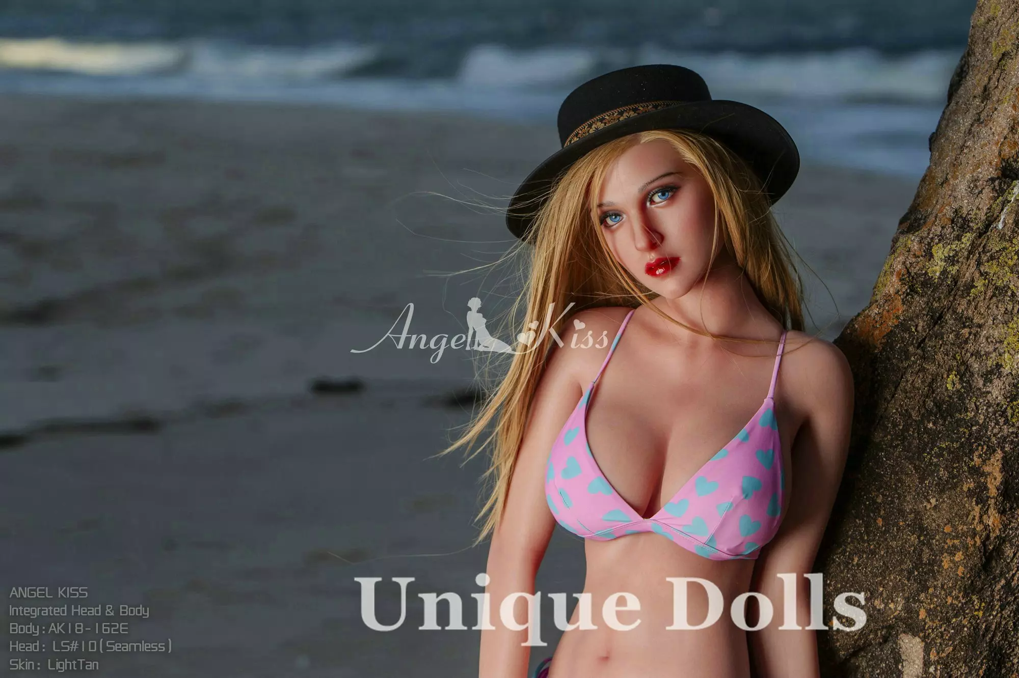 AK 162cm big breasts Silicone sex doll with Head#LS10