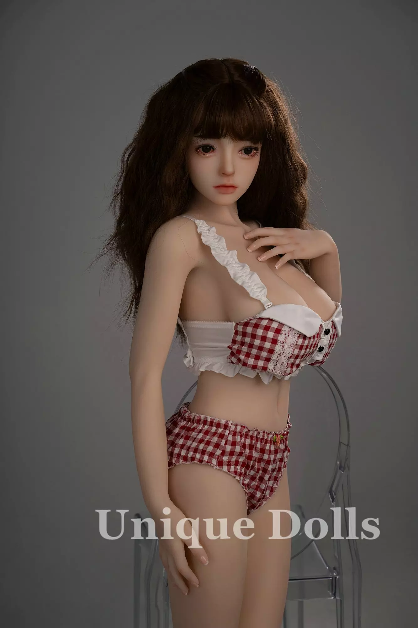 AXB-140cm big breasts doll with A70 head