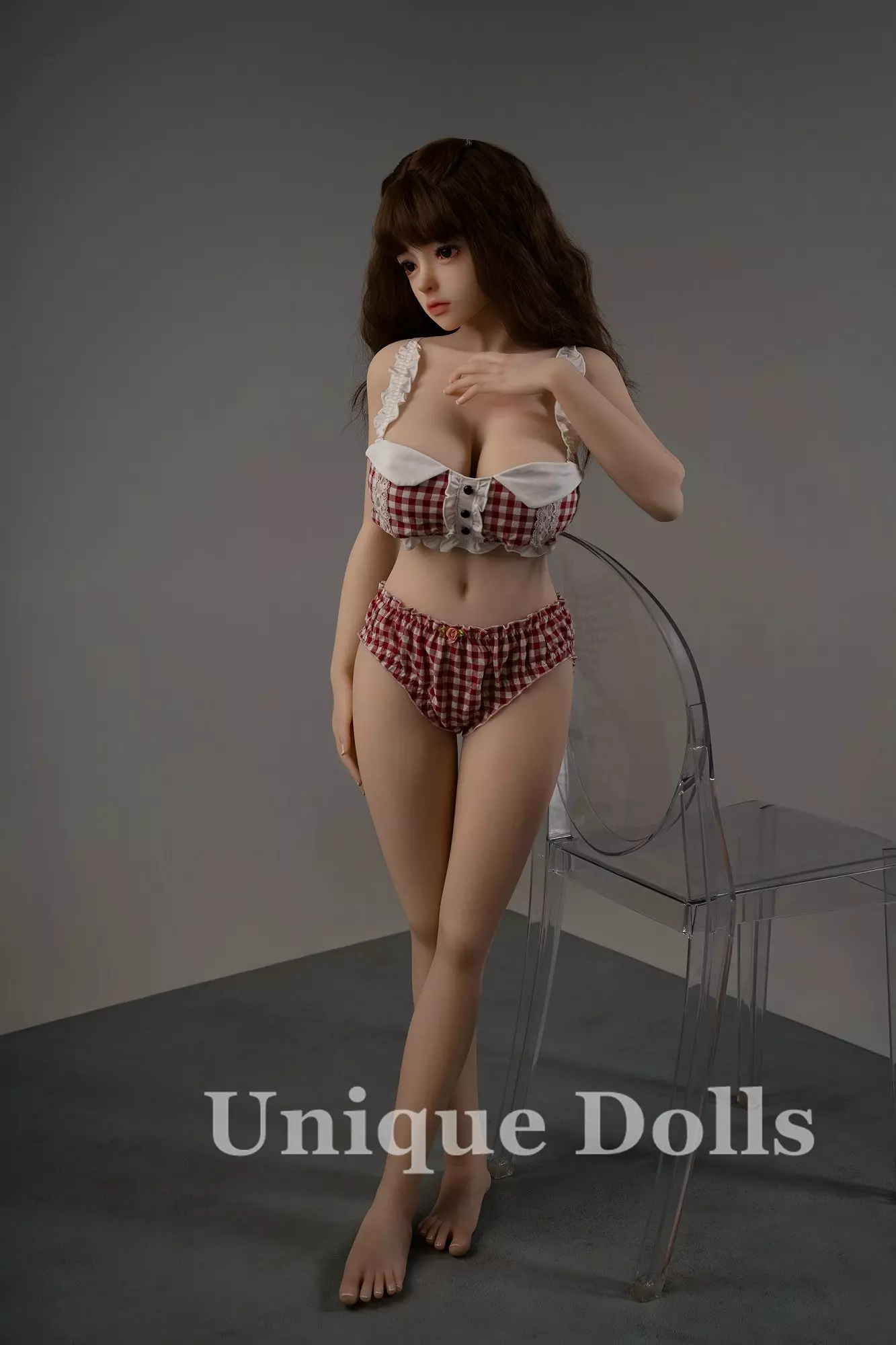 AXB-140cm big breasts doll with A70 head