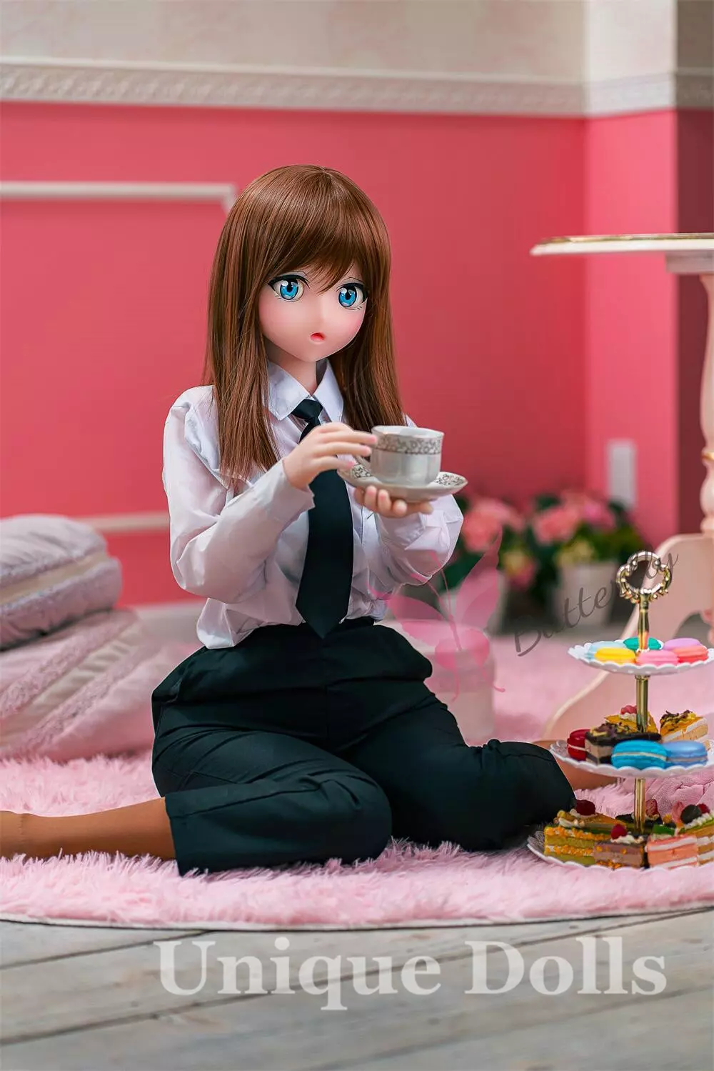 Butterfly Doll 135cm Lovely Anime sex doll with head#Mizuko