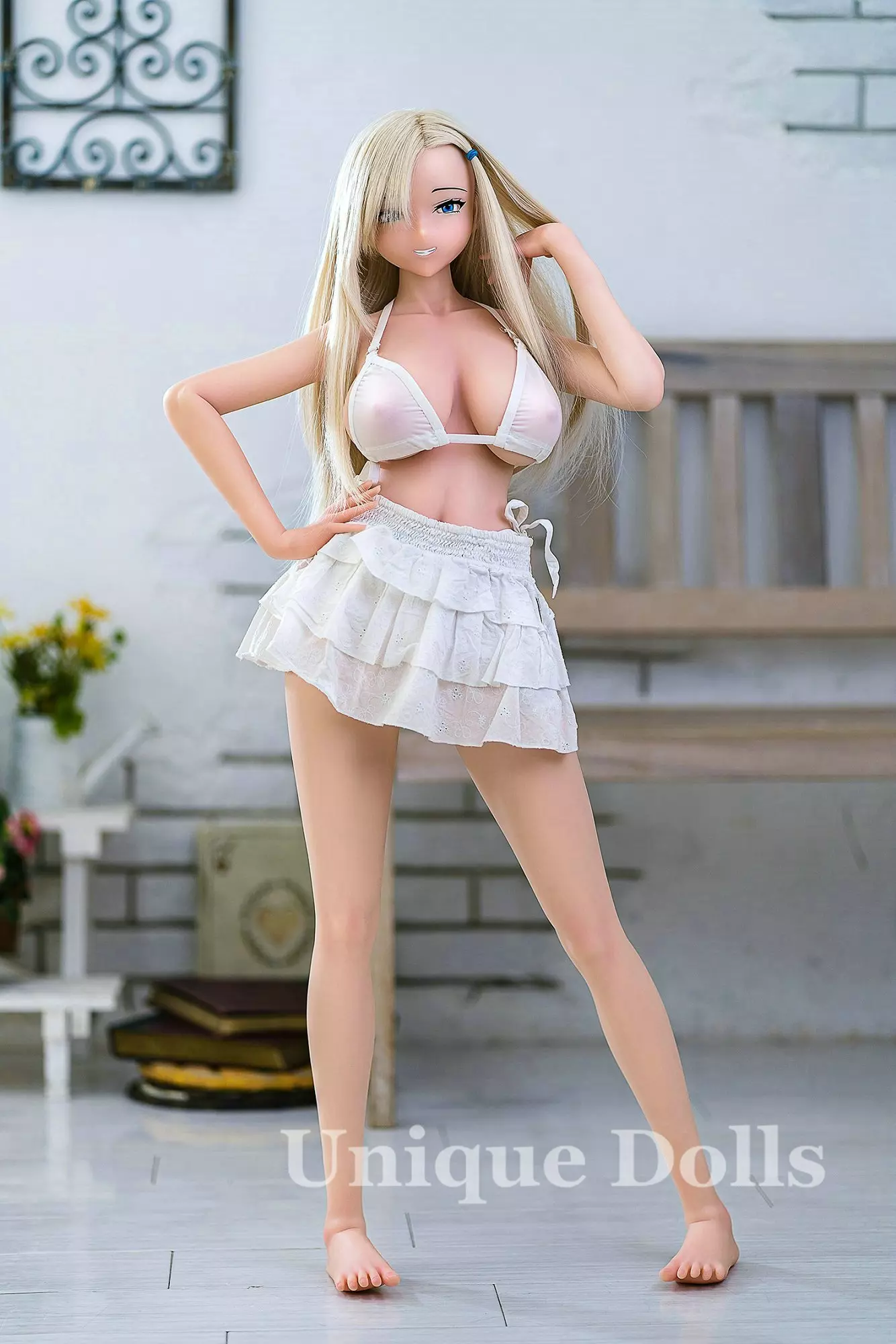 105cm G cup silicone anime sex doll with big breasts #8