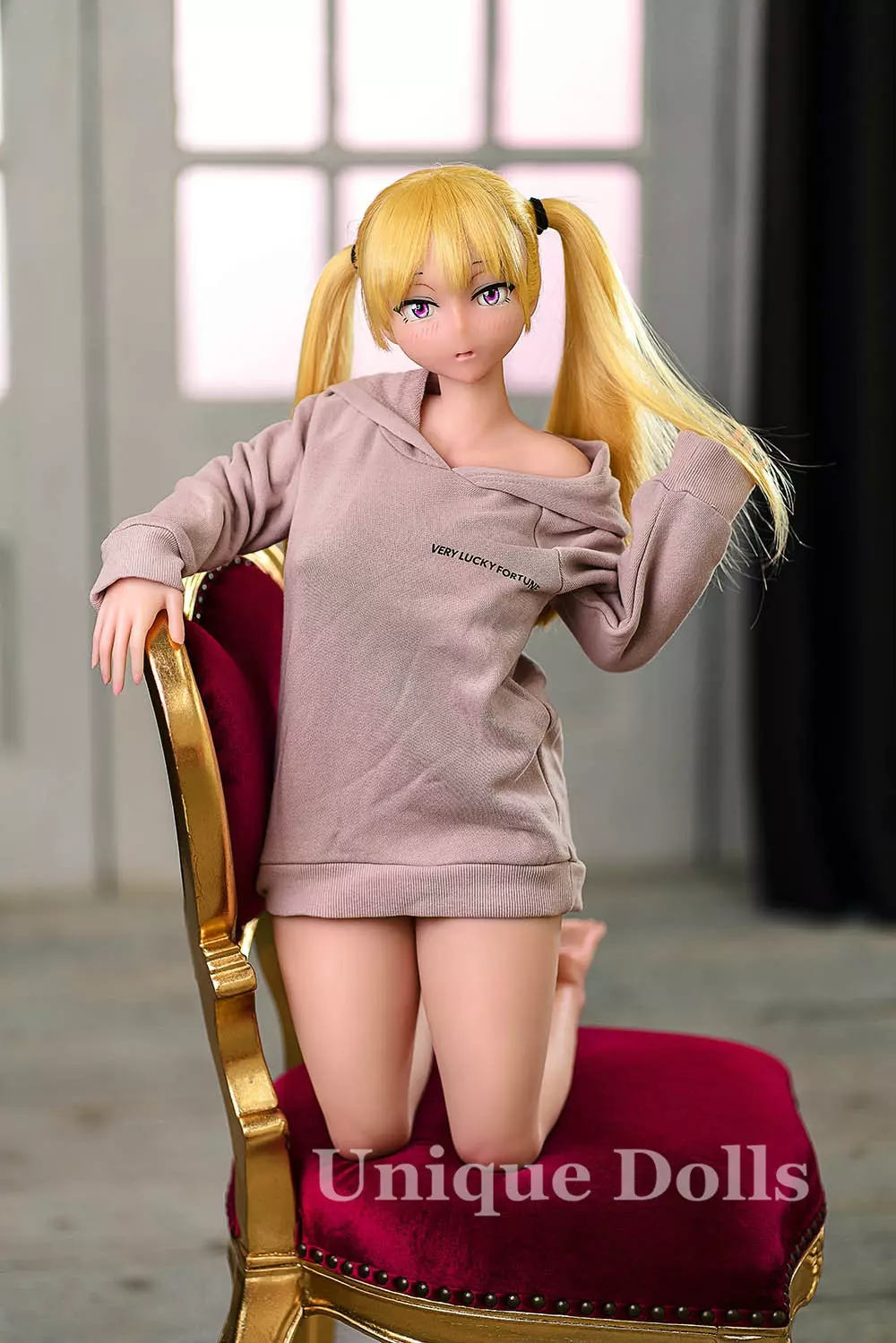 90cm big breasts/F cup silicone anime sex doll with #2