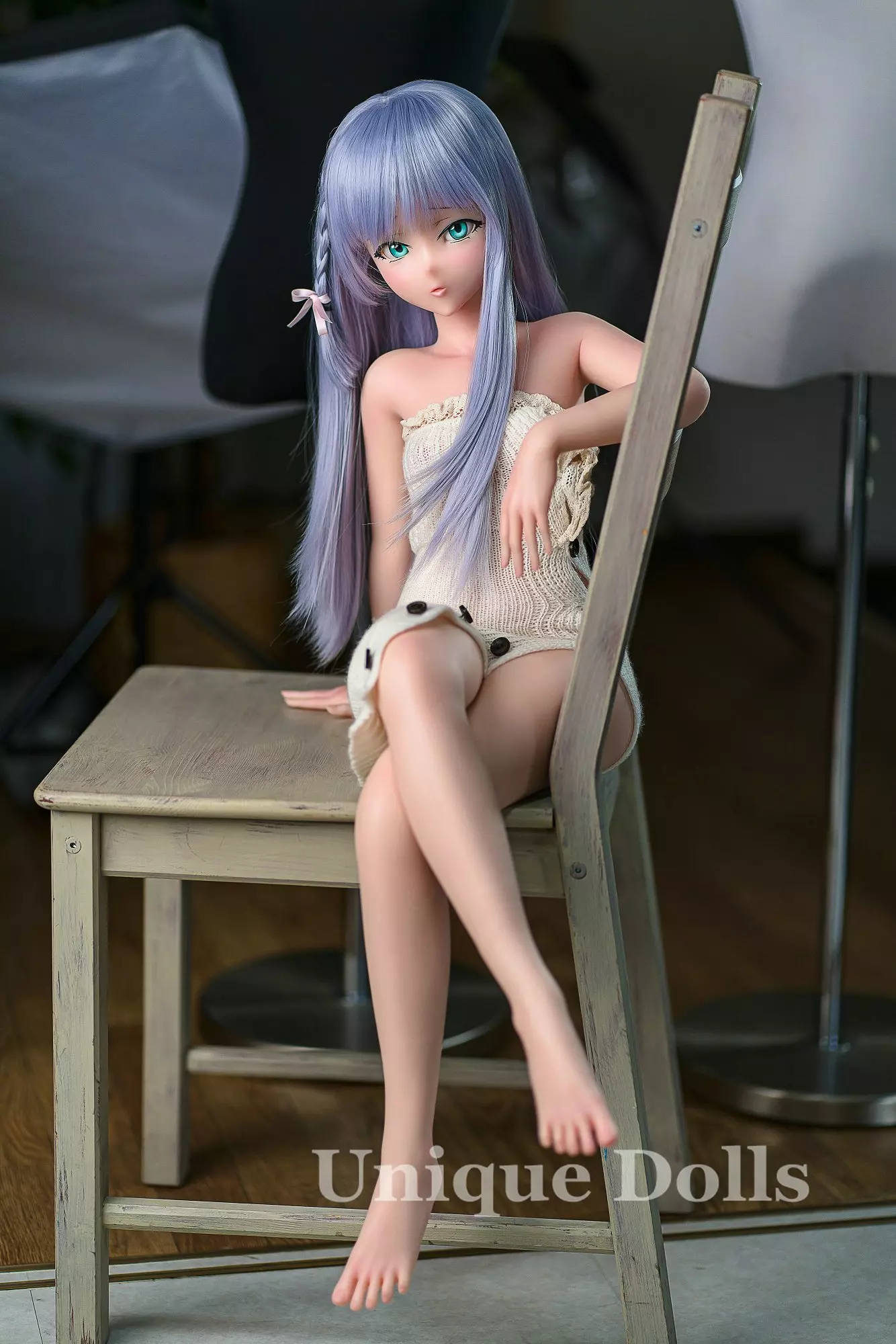 95cm XS silicone anime sex doll with flat chest #17