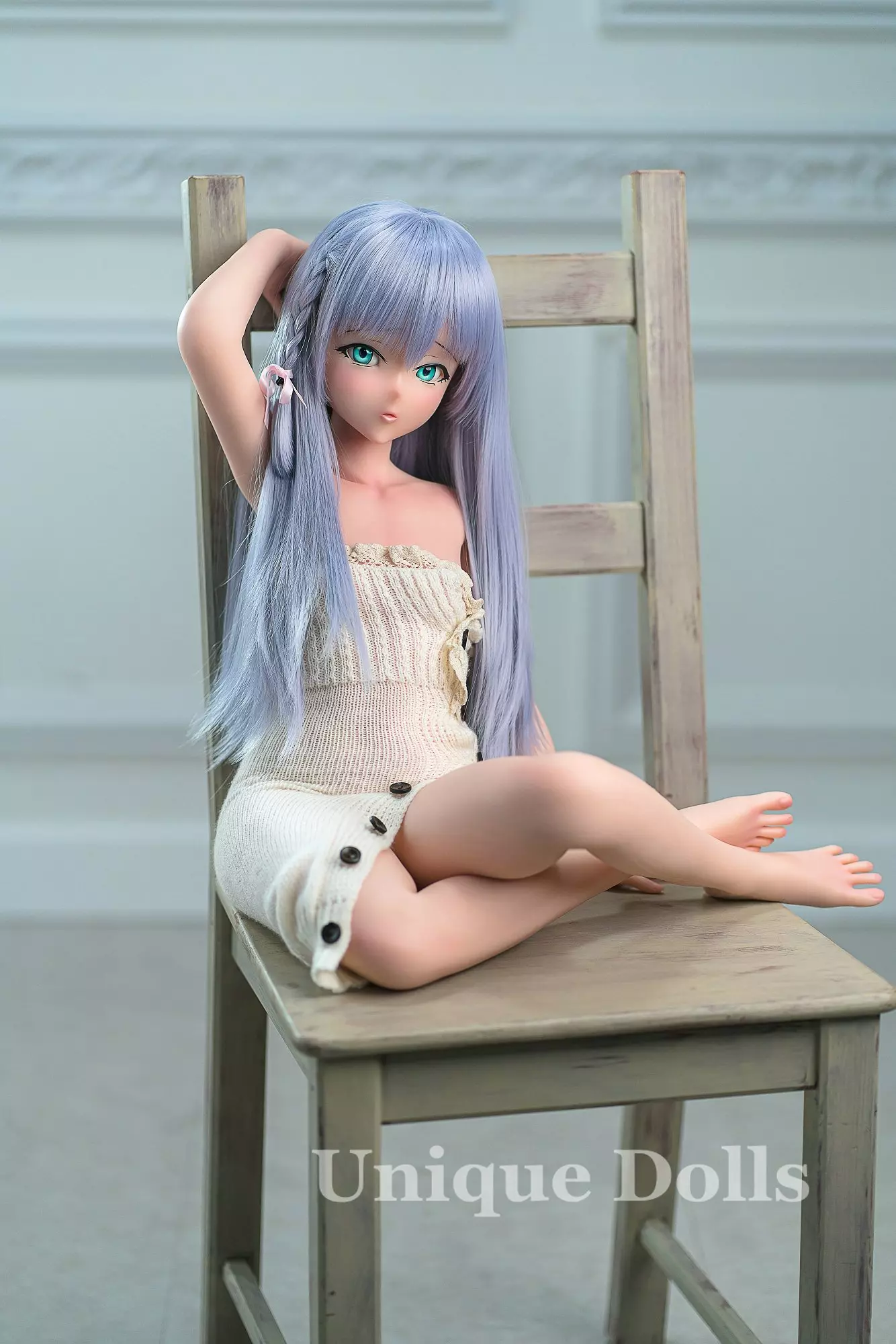 95cm XS silicone anime sex doll with flat chest #17