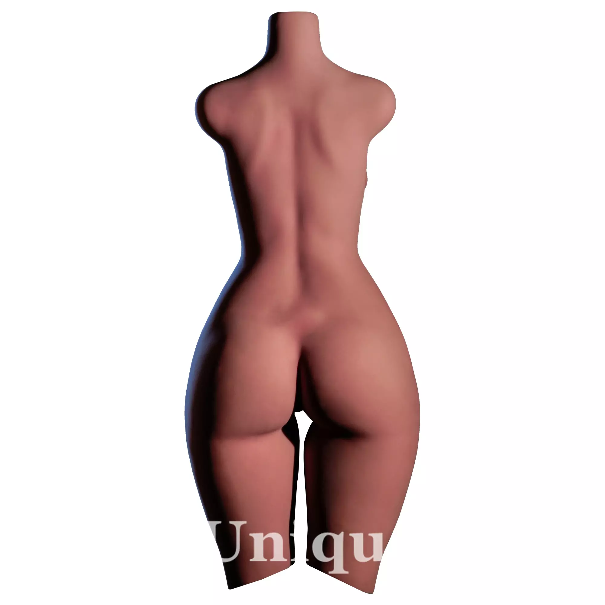 CLM Doll 90cm Torso 877# TPE Torso Sex Toy in black skin