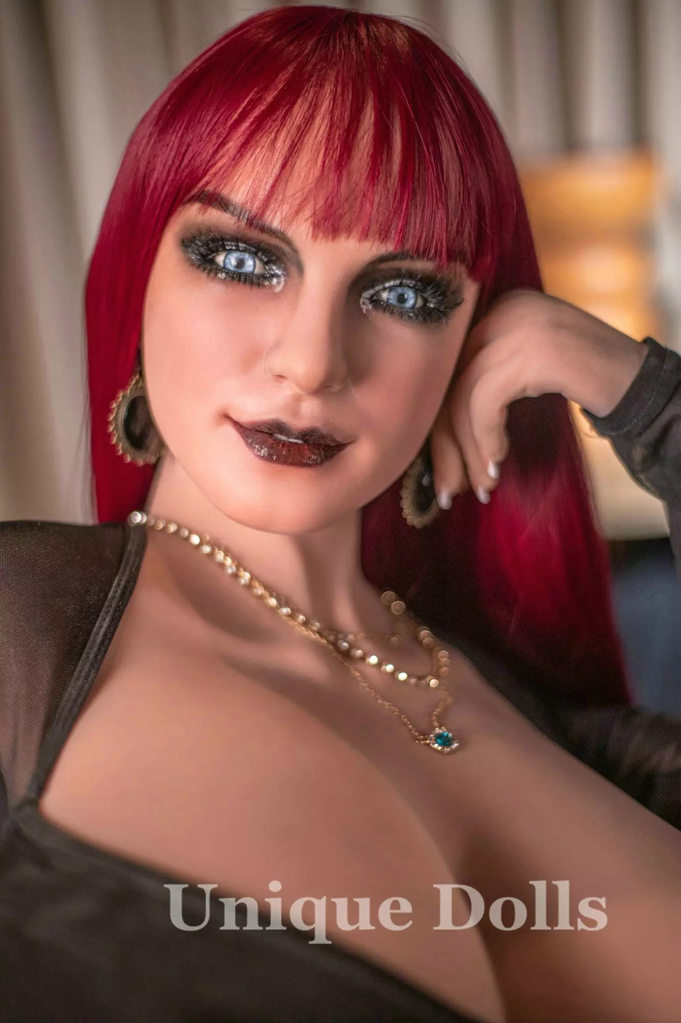 CLM Doll 84cm Big Boobs TPE Sex Torso H60# Silicone Head Hazel