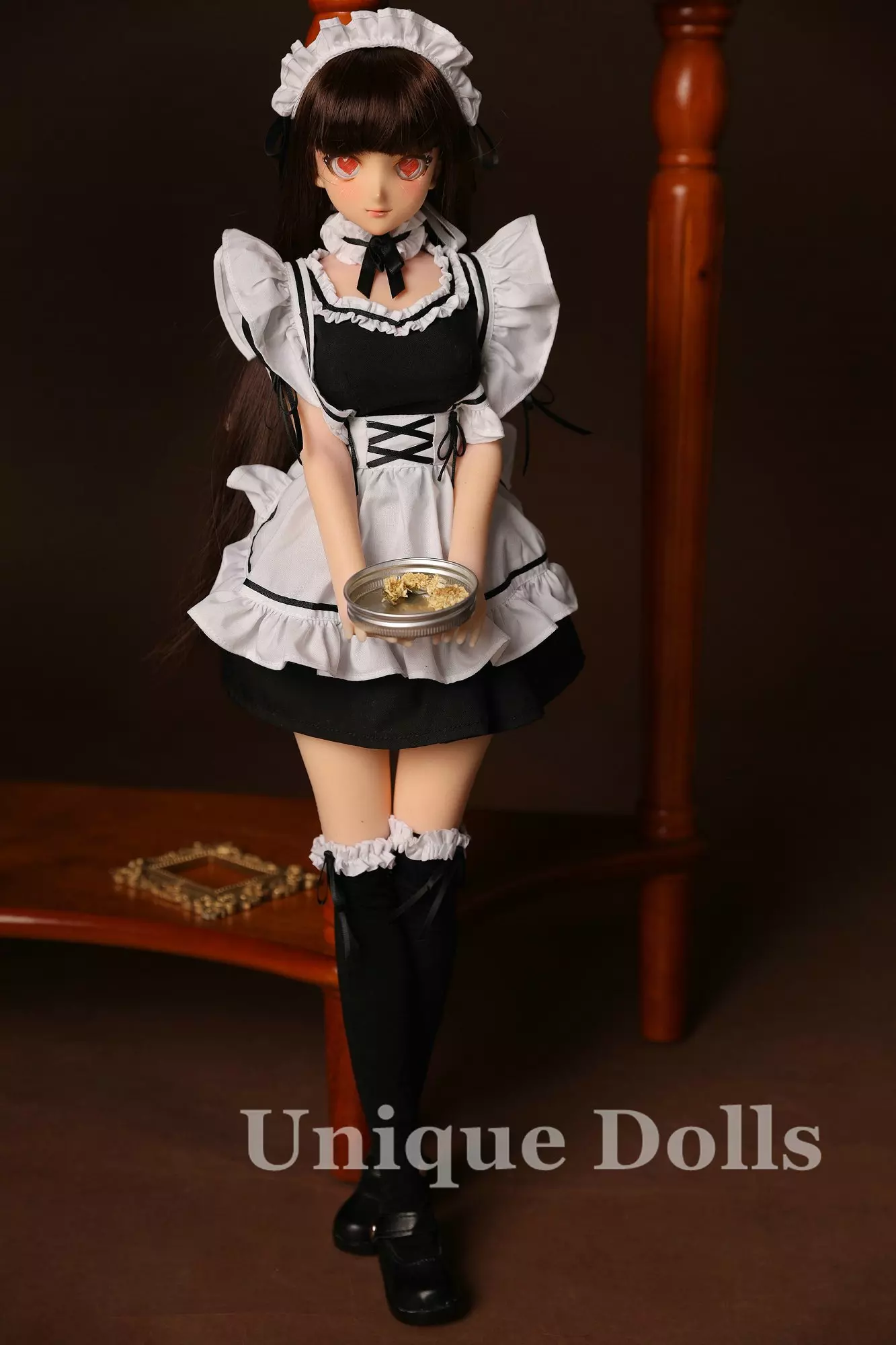 CLM Doll Mini silicone Sex Doll 60cm Housemaid (vinyl head)