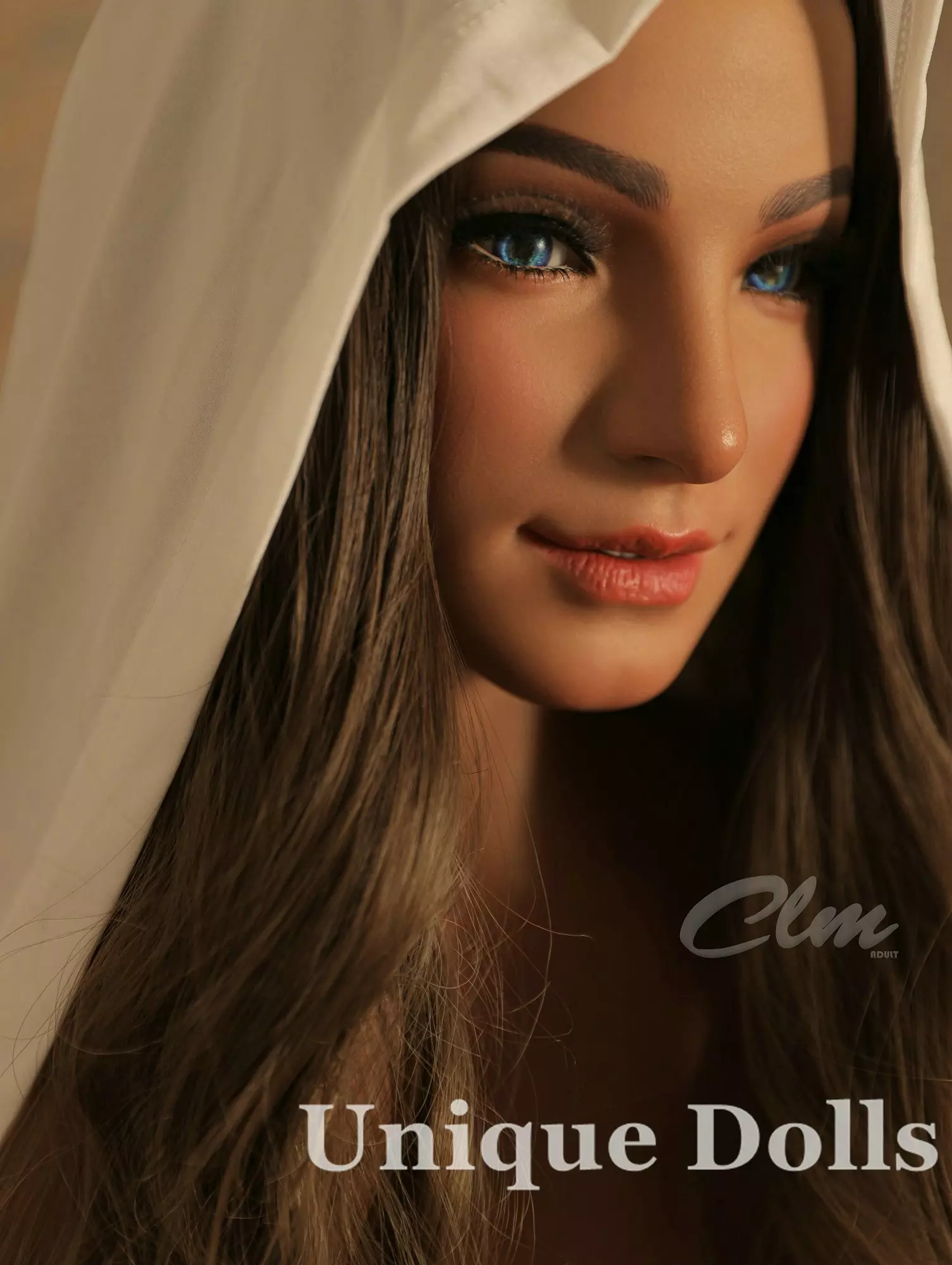 CLM Doll SiE 159cm Ultra realistic silicone sex doll Mouna