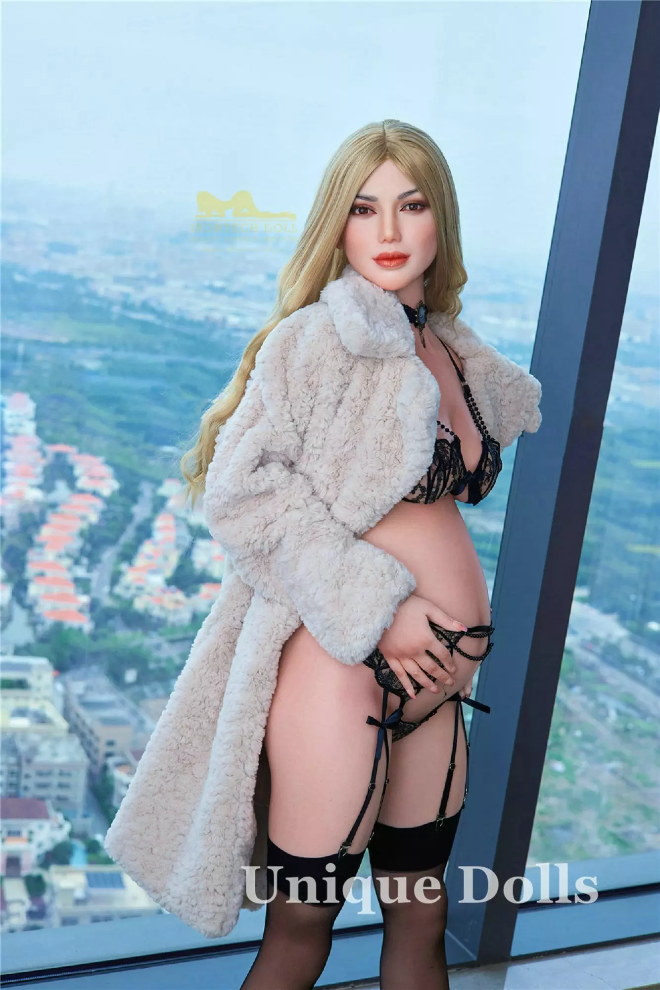 IRONTECH FULL SILICONE SEX DOLL - 158cm Pregnant Sex Doll Celine