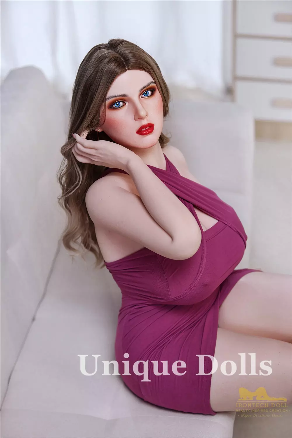 IRONTECH FULL SILICONE SEX DOLL - 162cm Fenny silicone doll