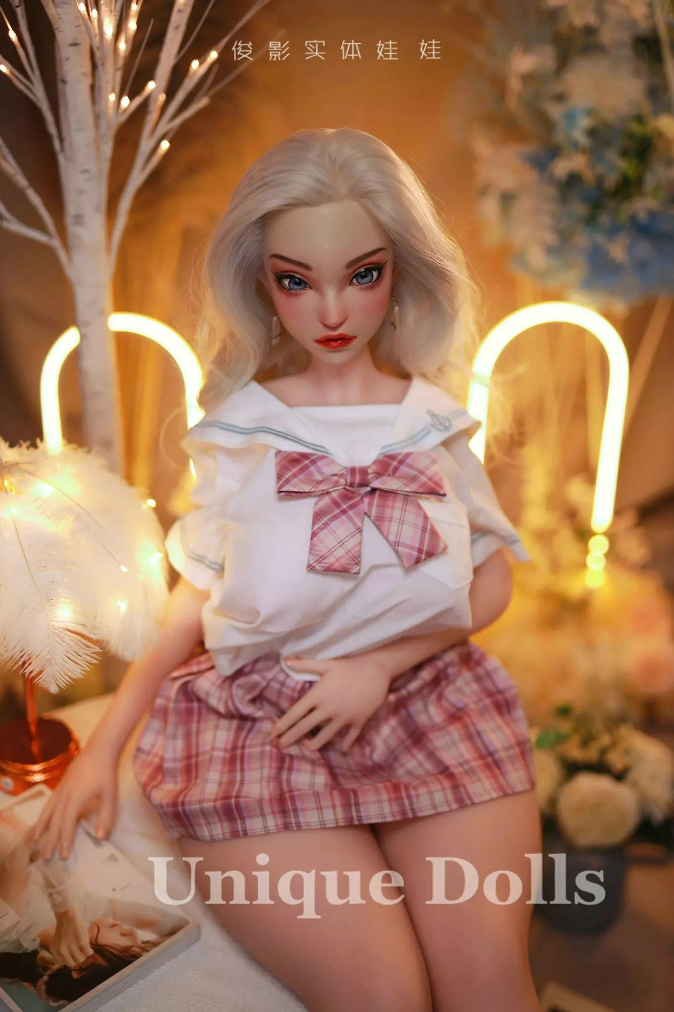 JY DOLL 125cm G cup round ass anime doll with silicone head