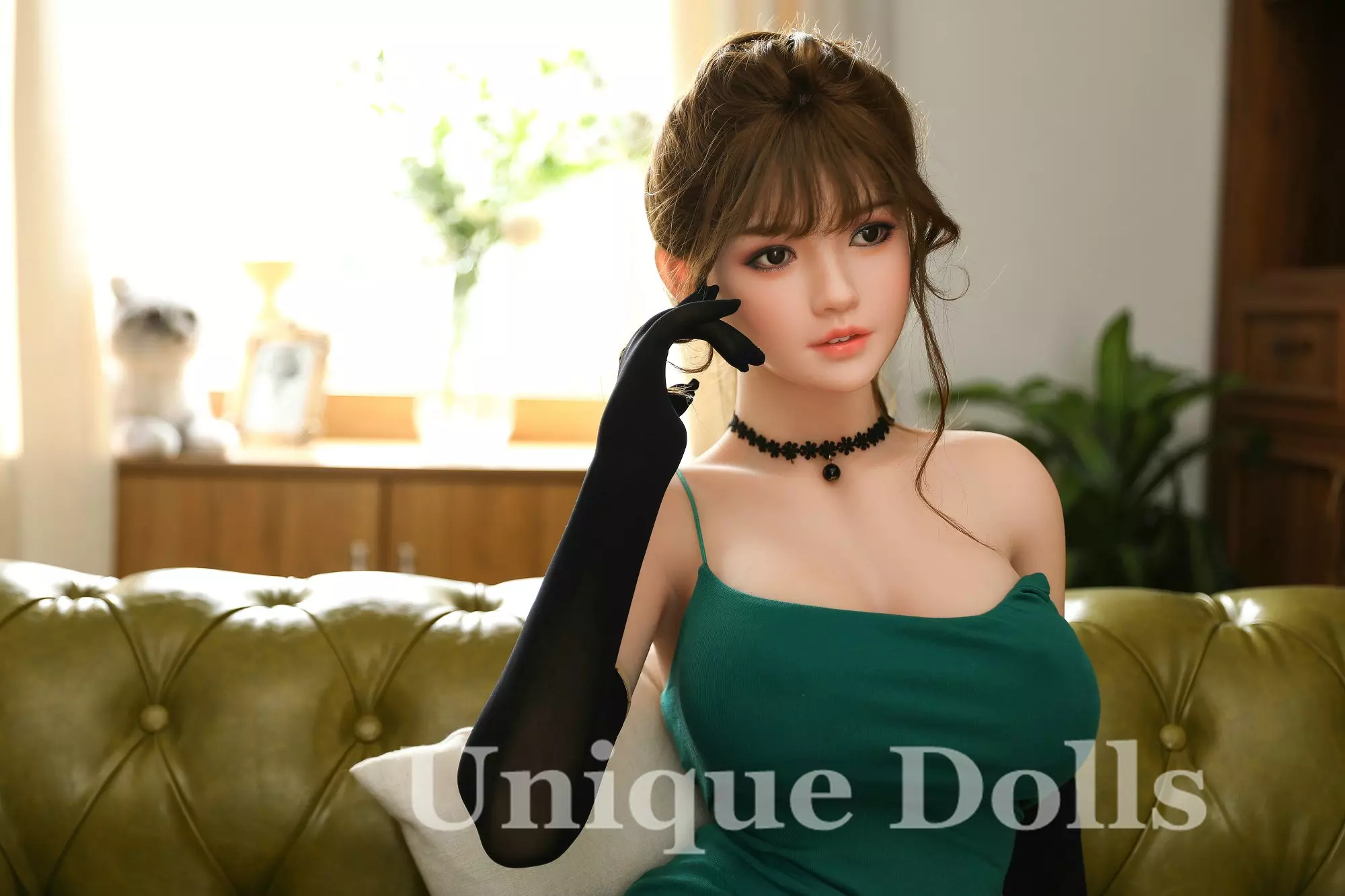 JY Doll 157cm G cup TPE doll Lily with silicone head