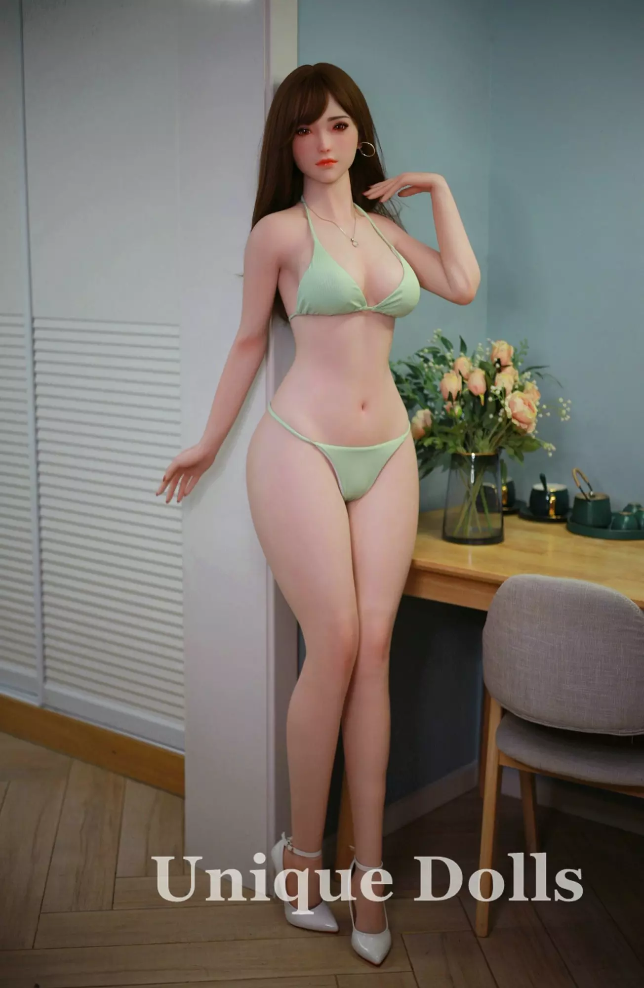 JY Doll 168cm full silicone sex doll Peach sex toy for men