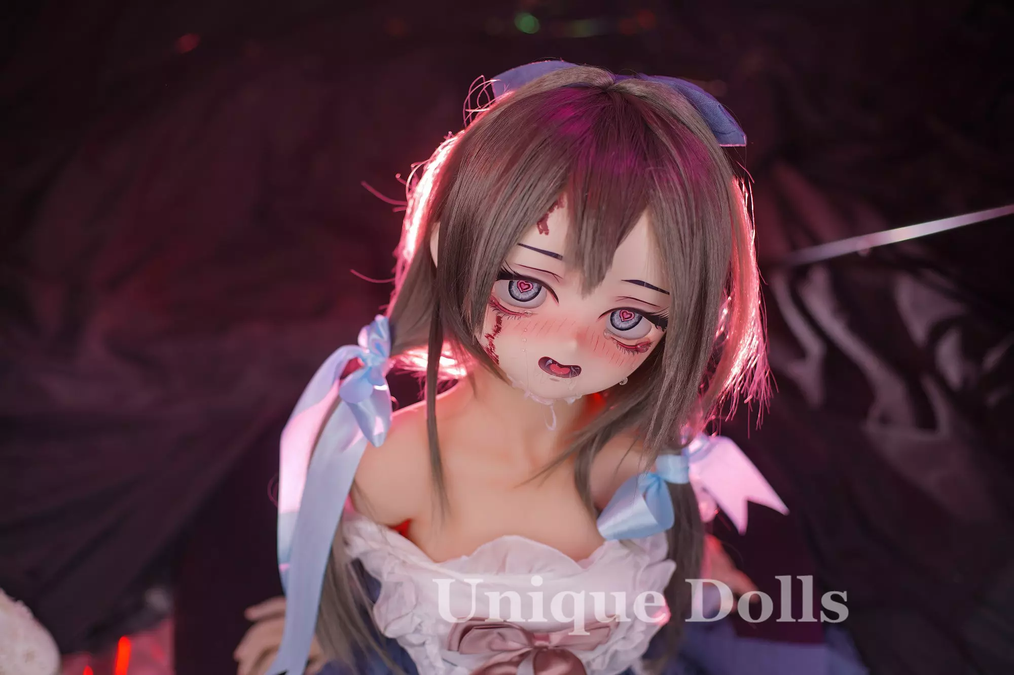 123cm B cup anime sex doll with vinyl head TPE body Cutie