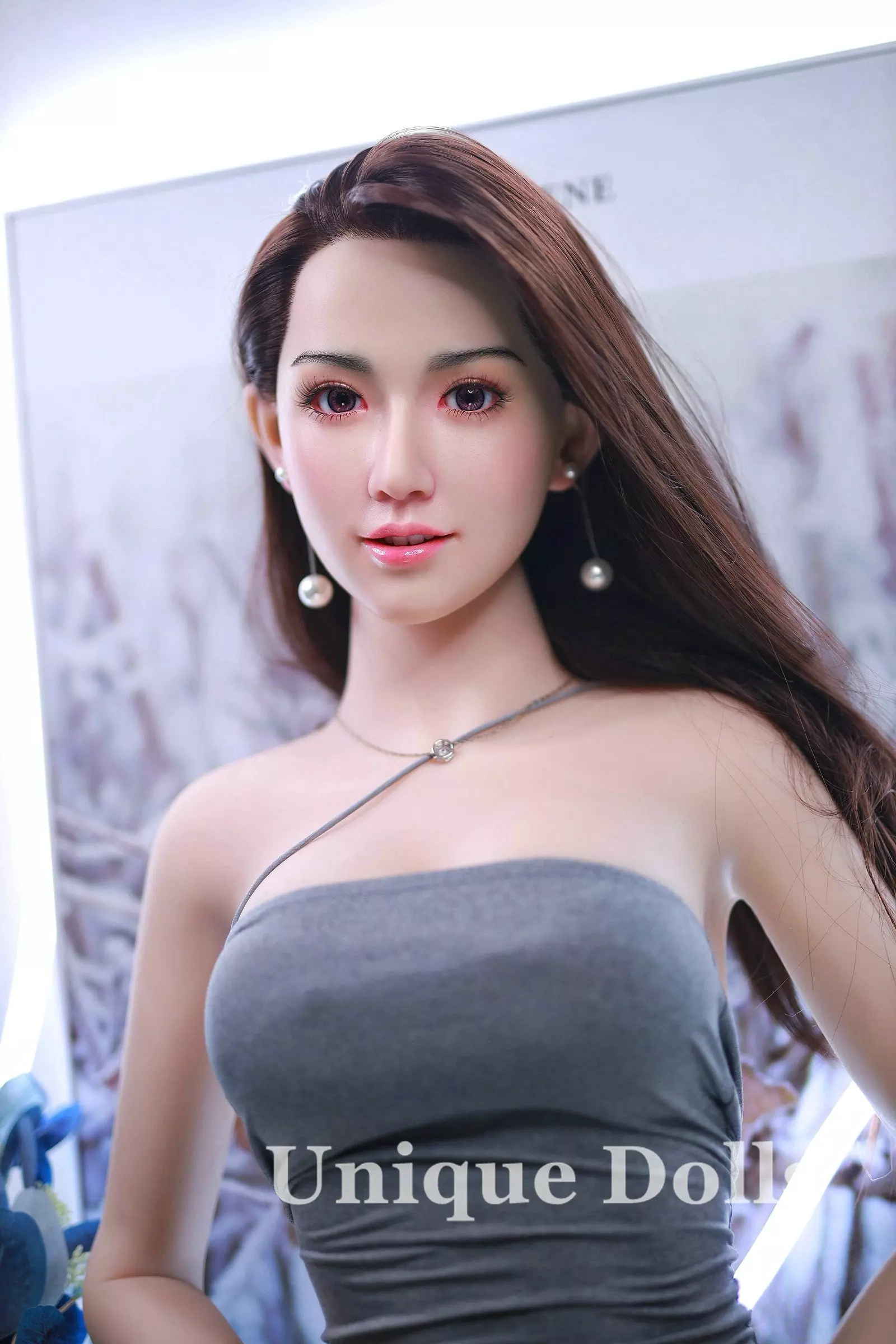 JY DOLL 168cm C cup boobs doll Mina with silicone head