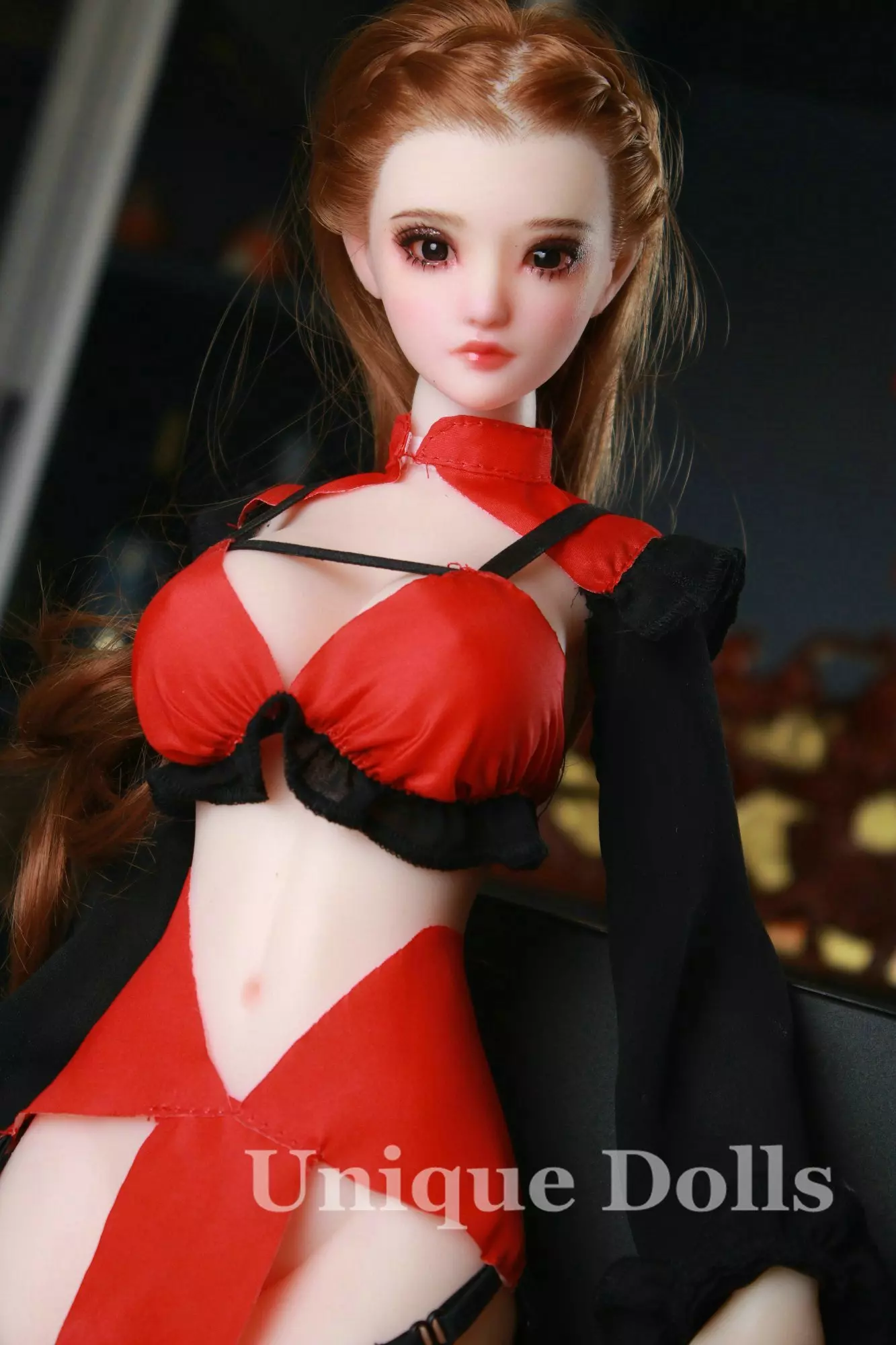 JY DOLL 60cm silicone sex doll Strawberry with implanted hair