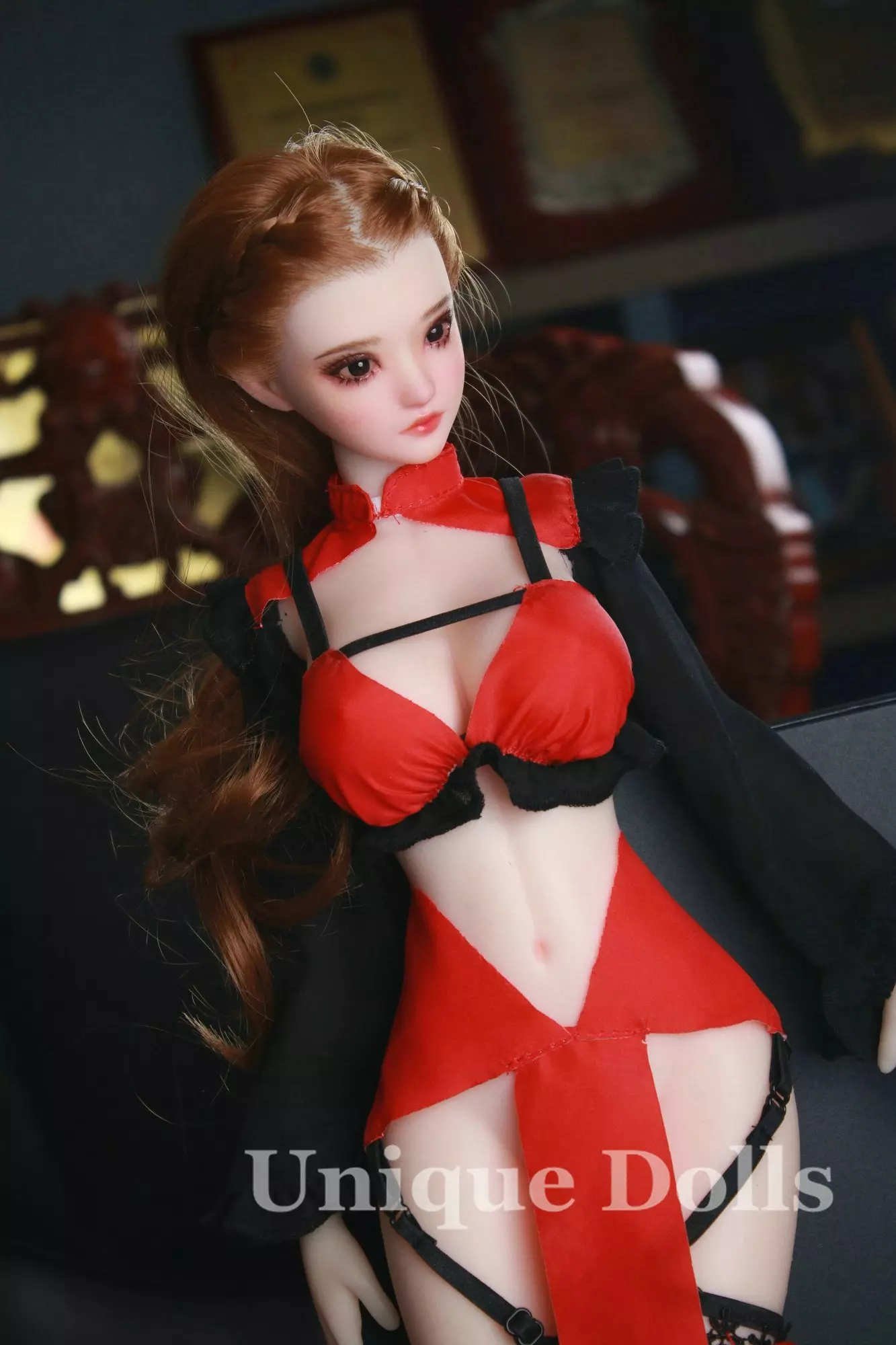 JY DOLL 60cm silicone sex doll Strawberry with implanted hair