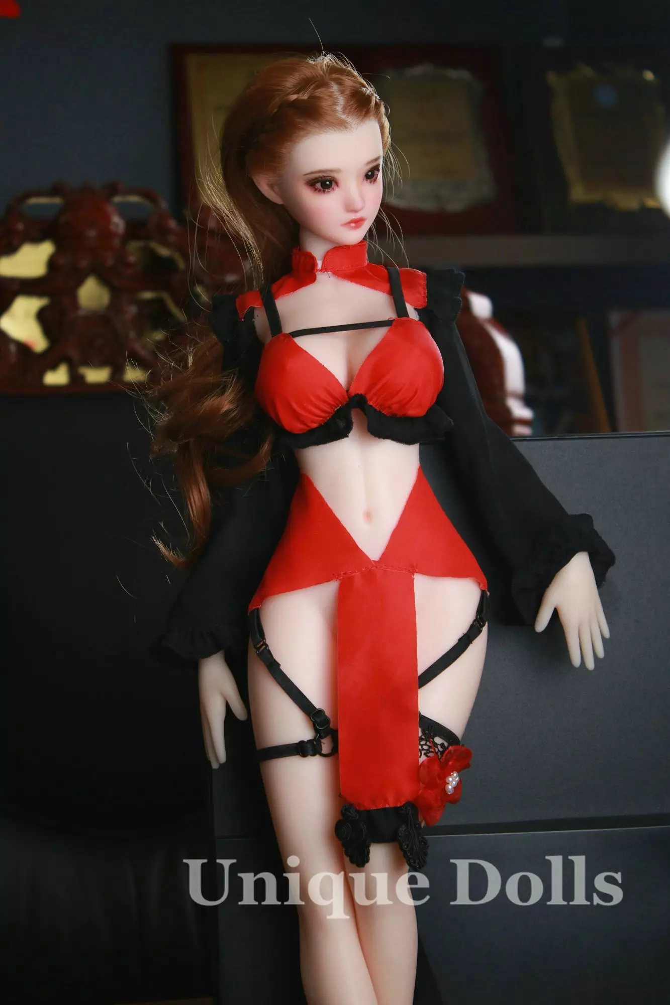 JY DOLL 60cm silicone sex doll Strawberry with implanted hair