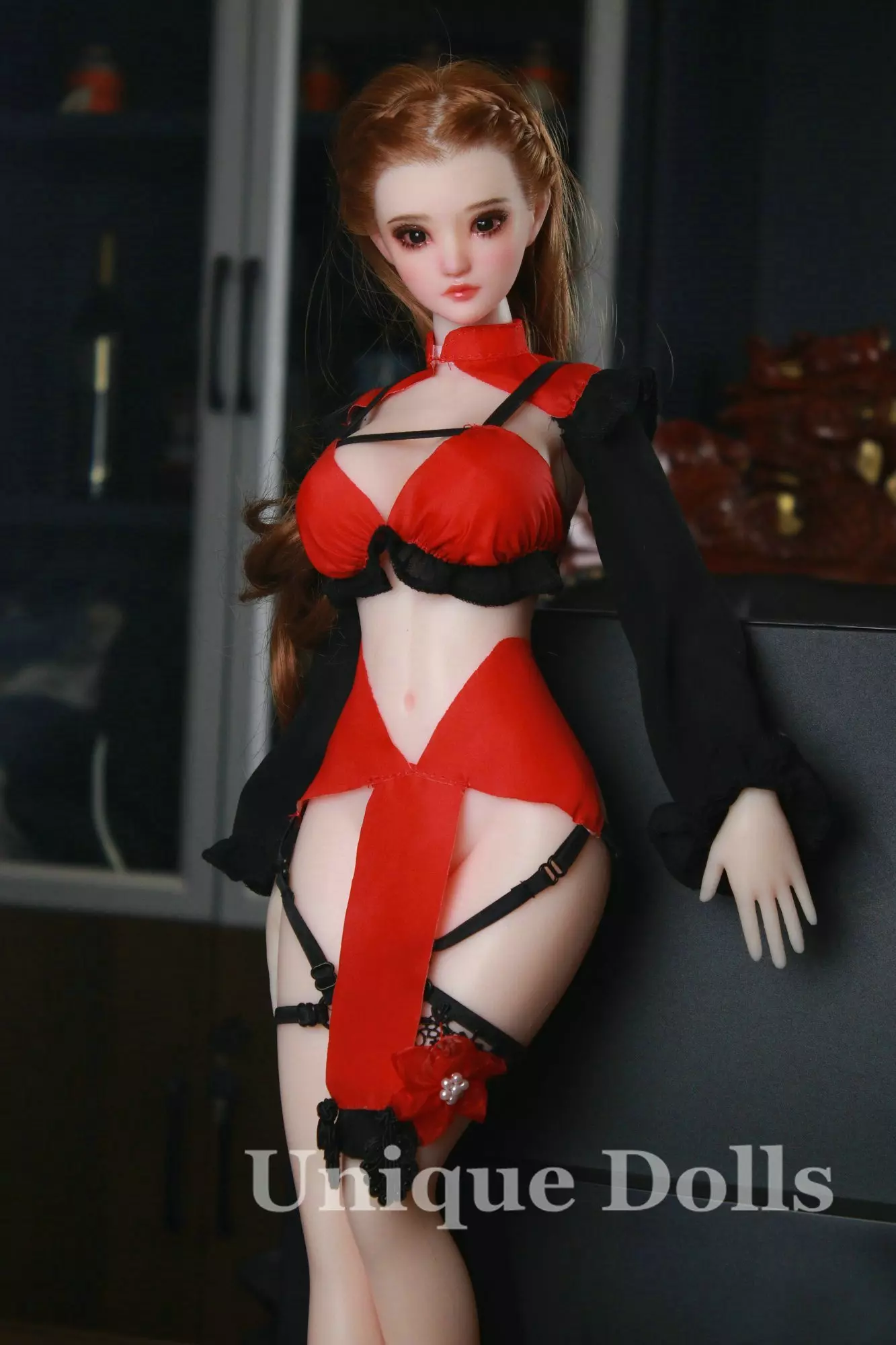 JY DOLL 60cm silicone sex doll Strawberry with implanted hair