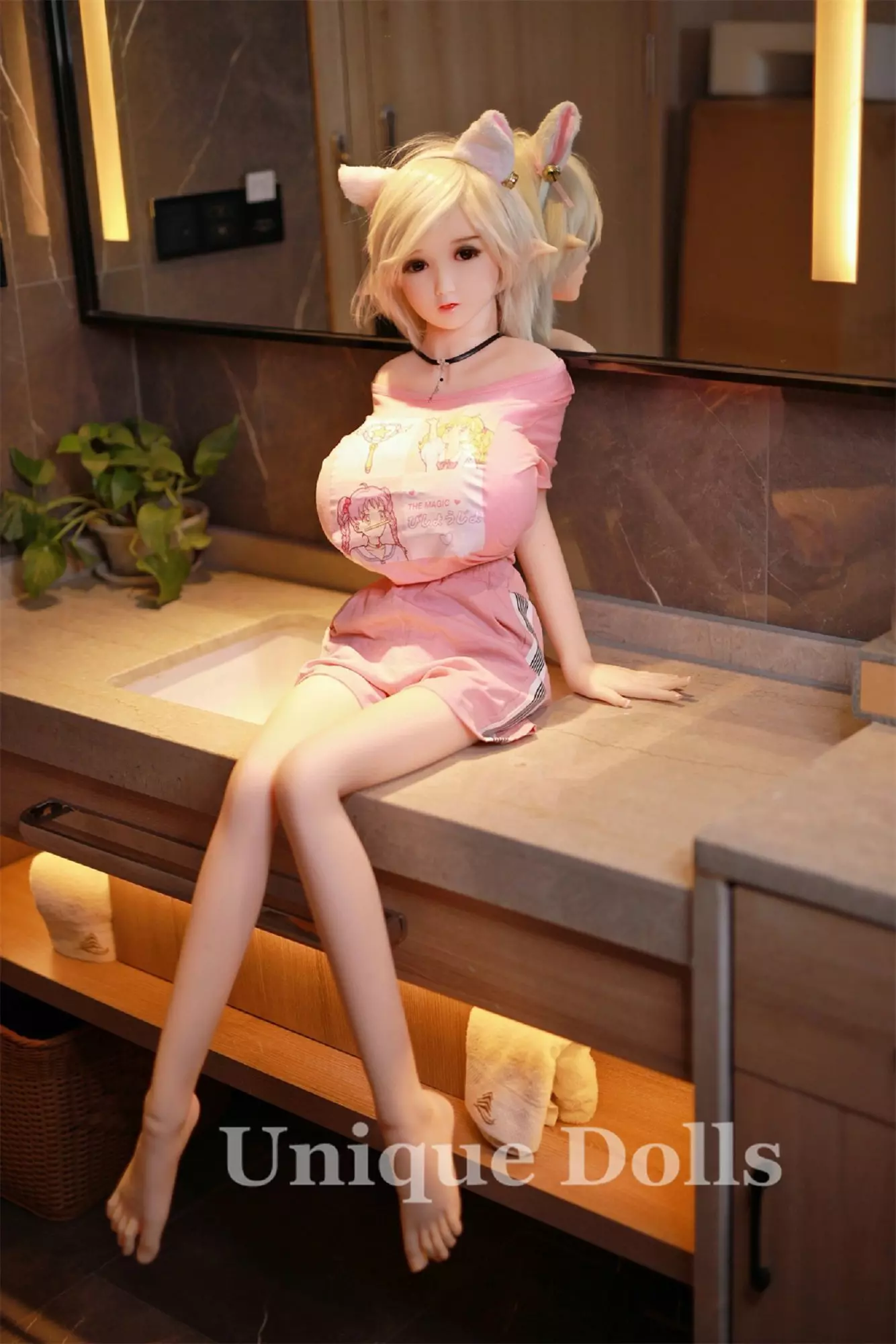 JY Doll TPE sex doll 130cm ELF Ears Kimi