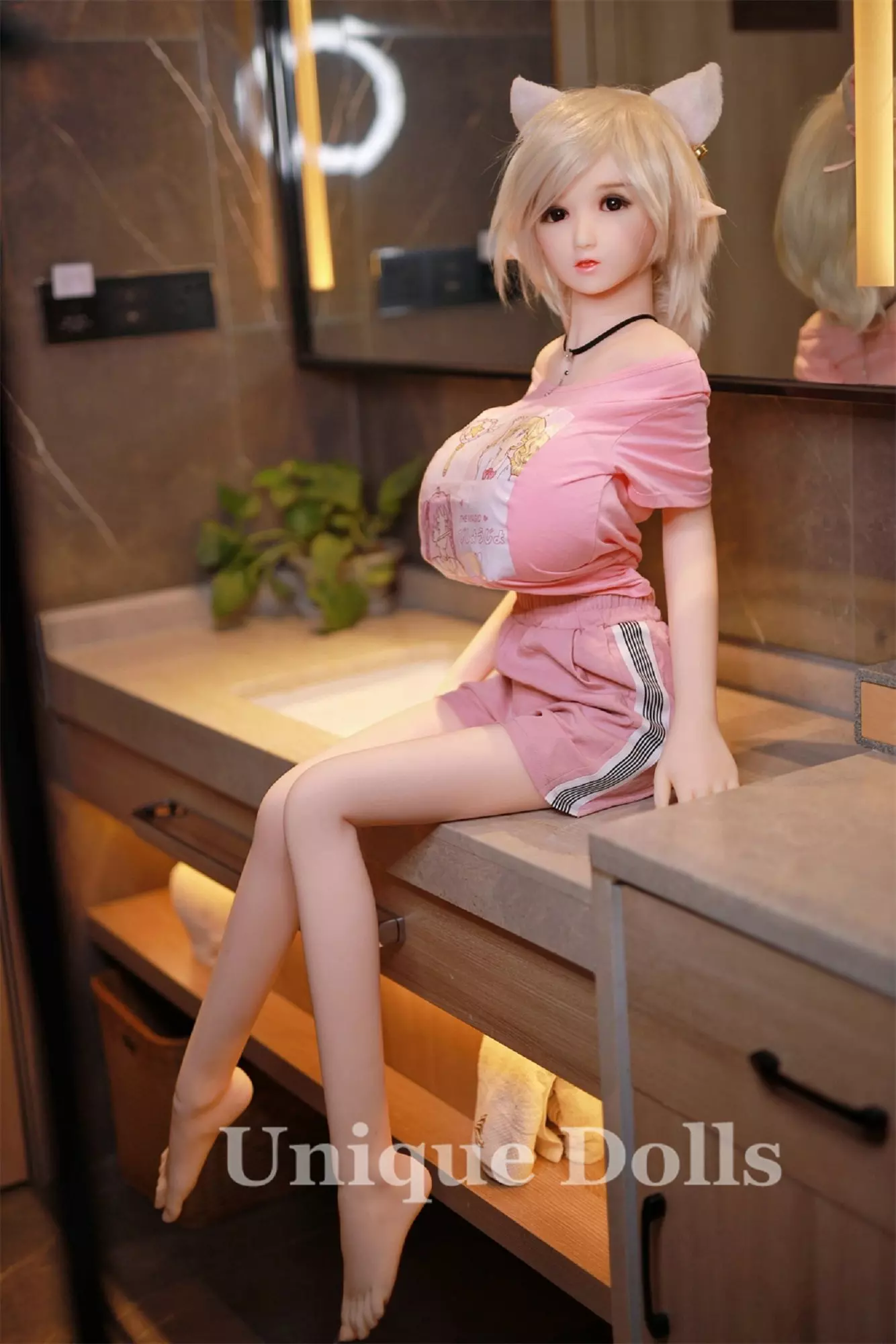 JY Doll TPE sex doll 130cm ELF Ears Kimi