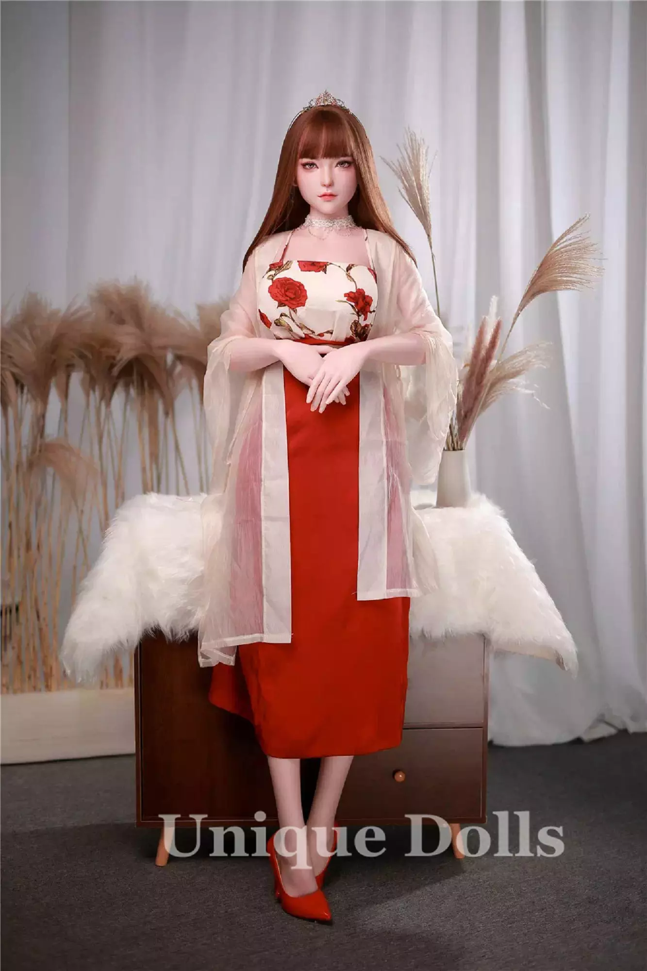 JY Doll 163cm full silicone big boobs real love doll Peach