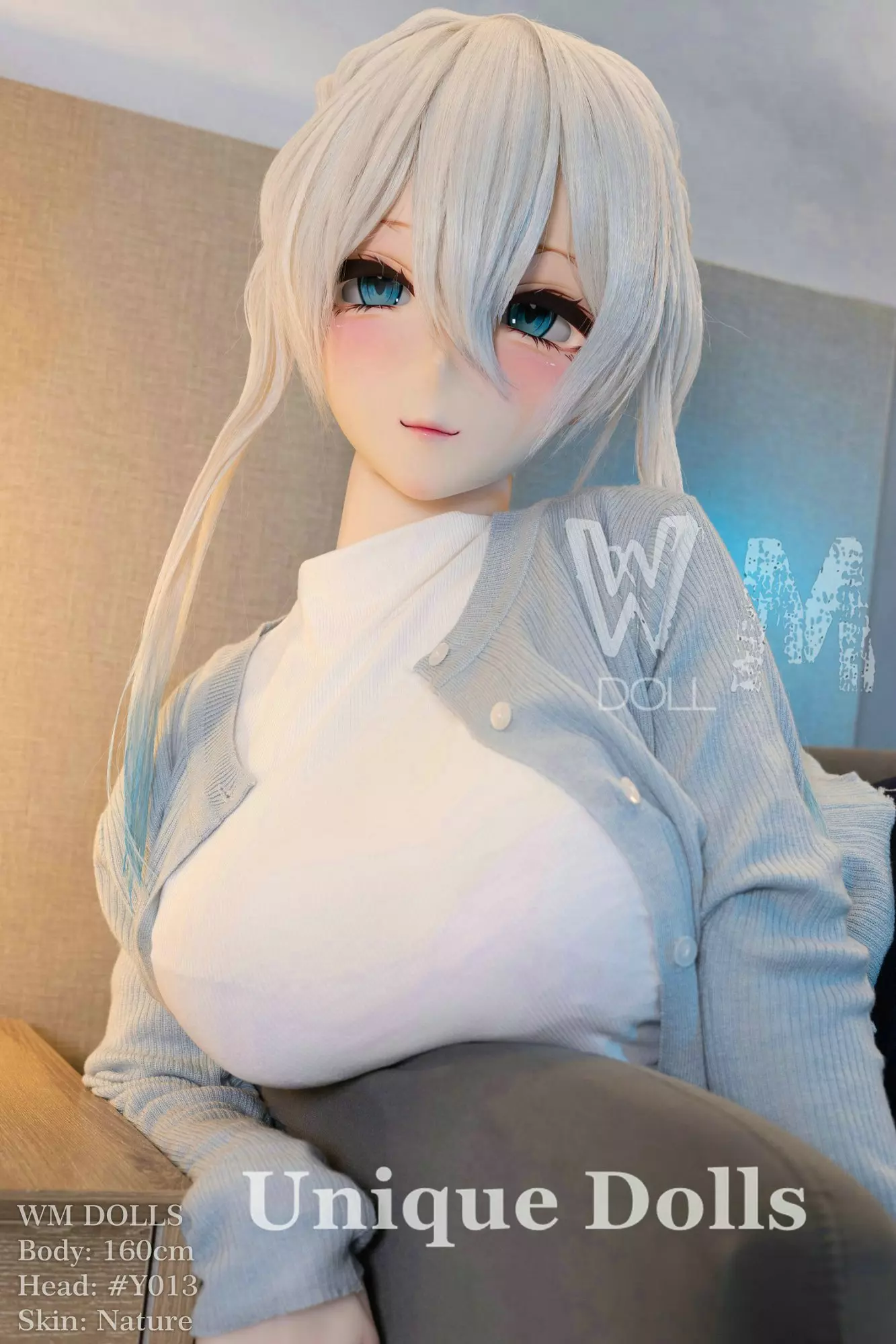 WM Doll 160cm S-TPE Anime Sex Doll with PVC Head #Y013 V2