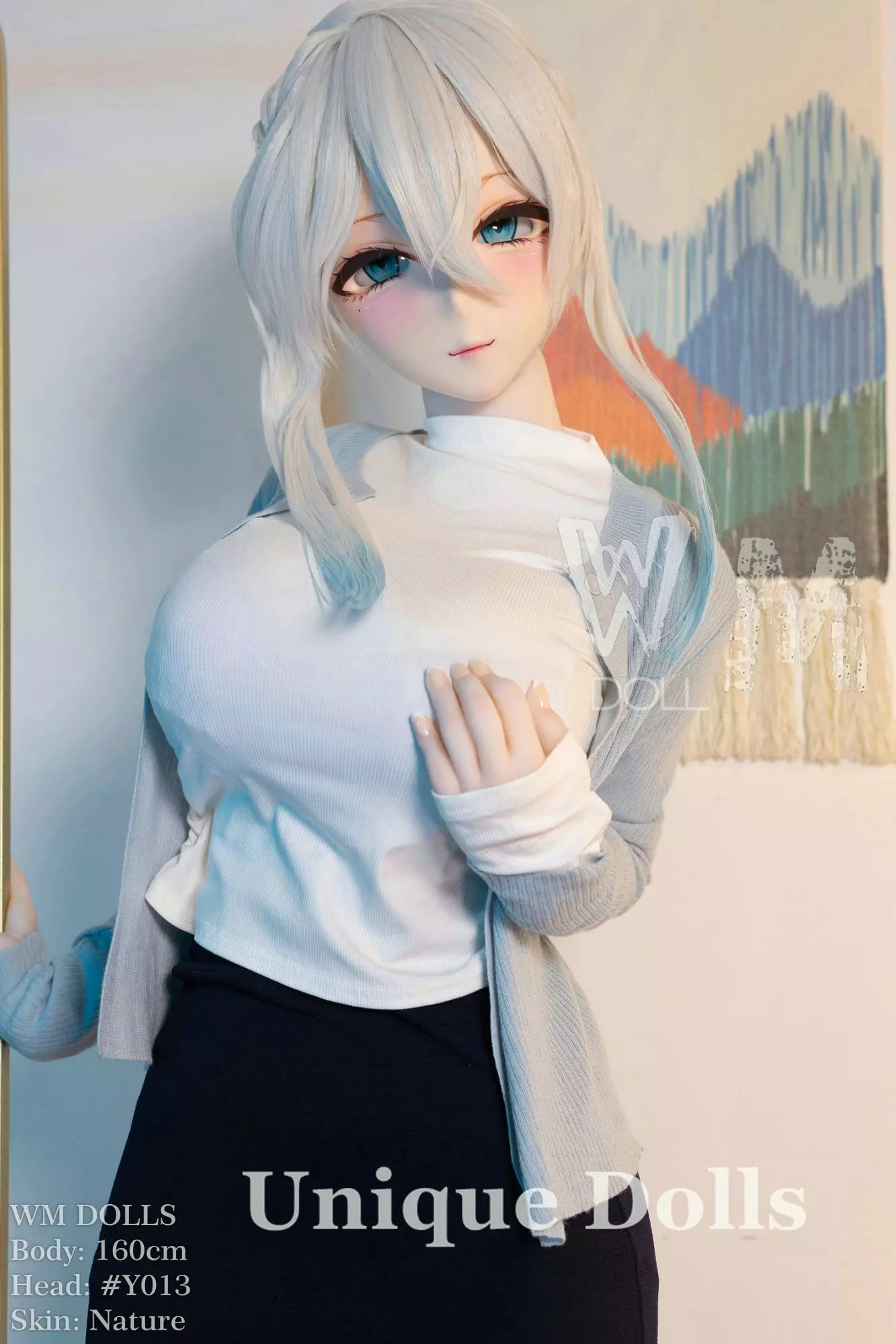 WM Doll 160cm S-TPE Anime Sex Doll with PVC Head #Y013 V2