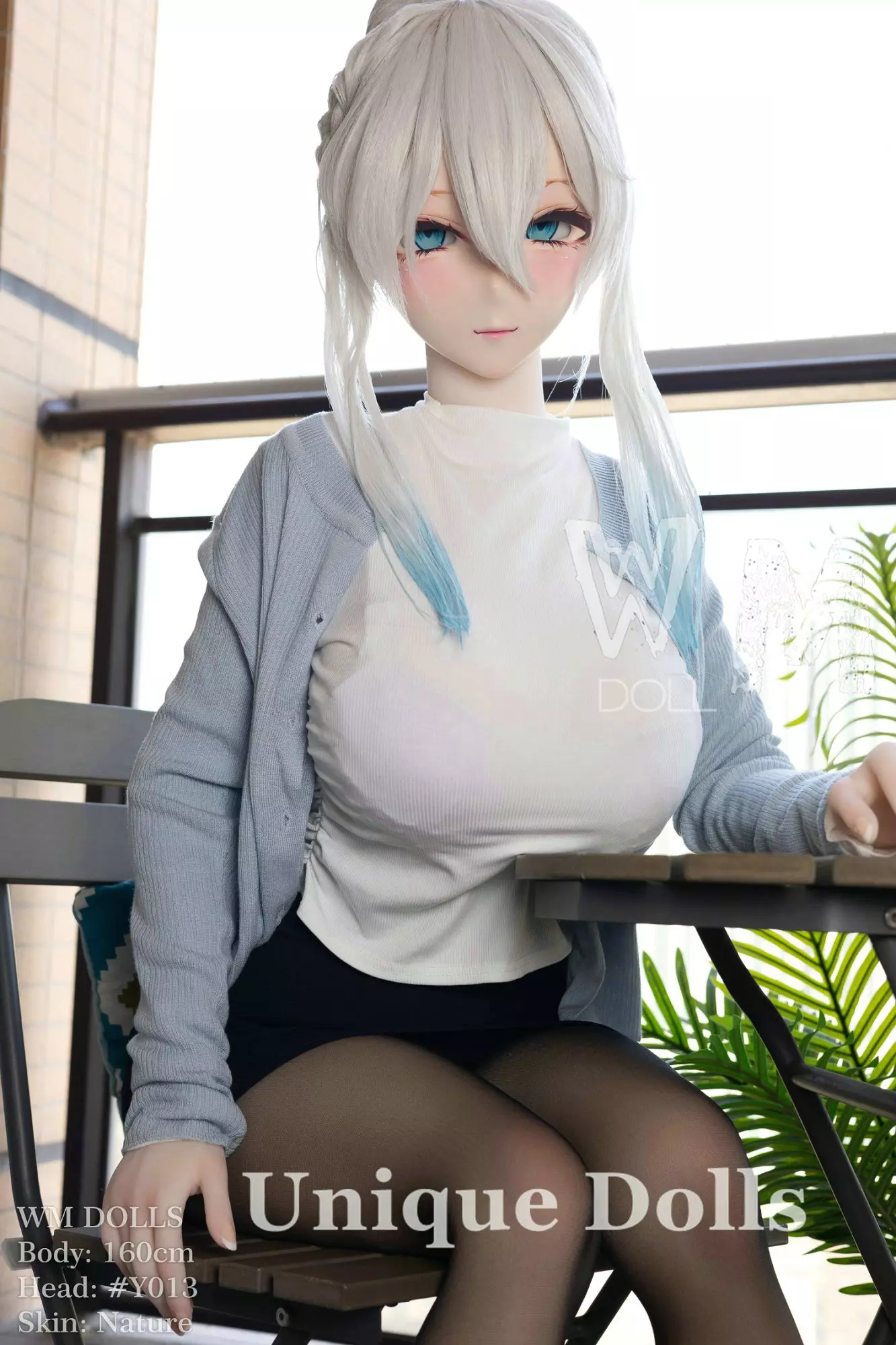 WM Doll 160cm S-TPE Anime Sex Doll with PVC Head #Y013 V2