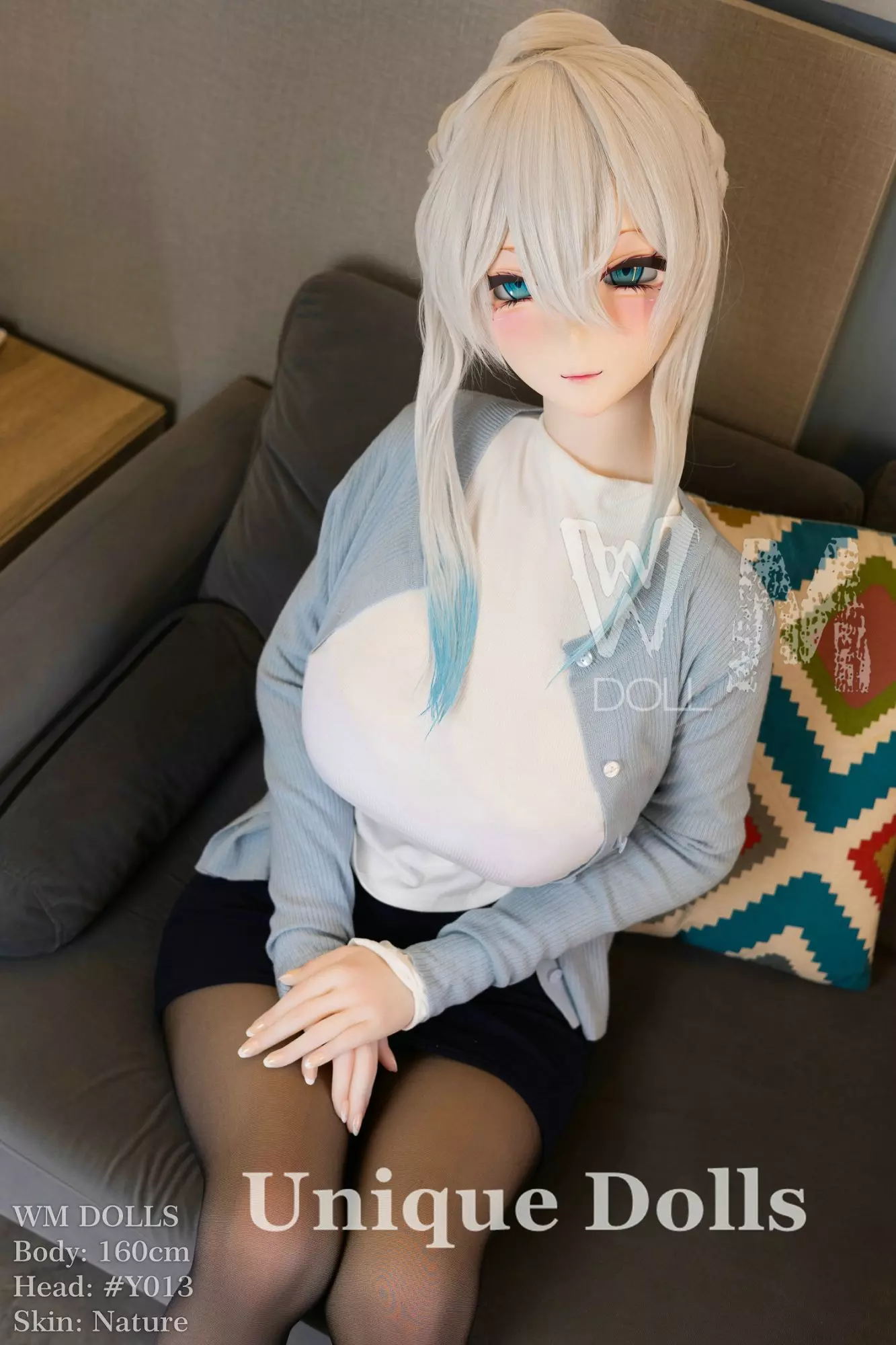 WM Doll 160cm S-TPE Anime Sex Doll with PVC Head #Y013 V2