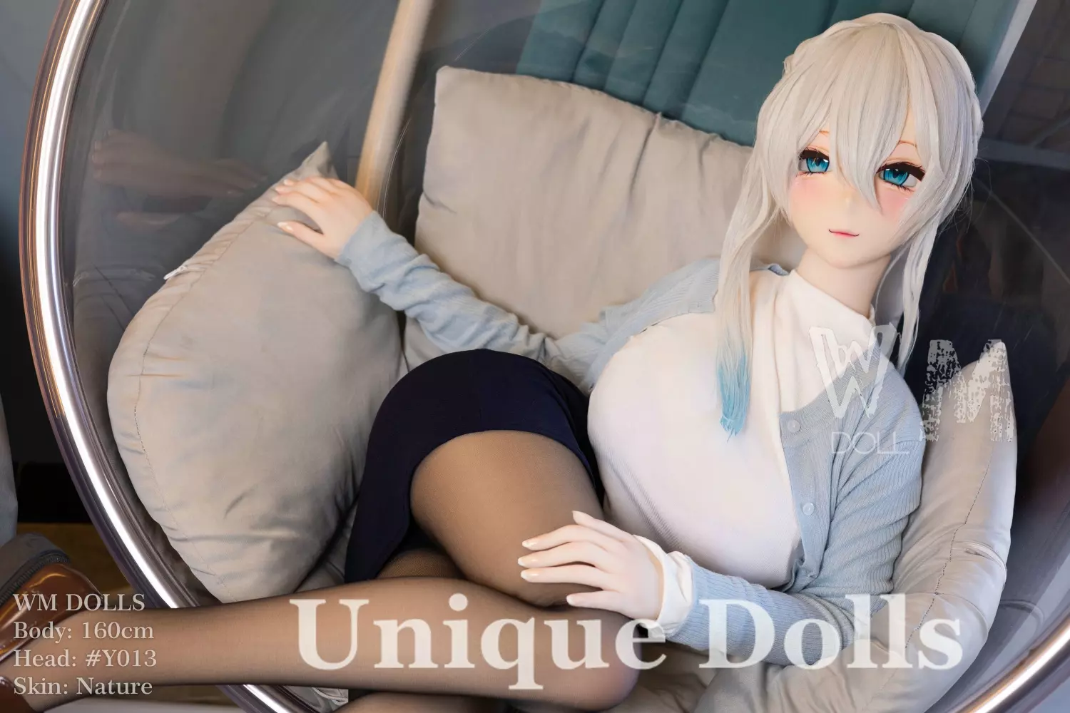 WM Doll 160cm S-TPE Anime Sex Doll with PVC Head #Y013 V2