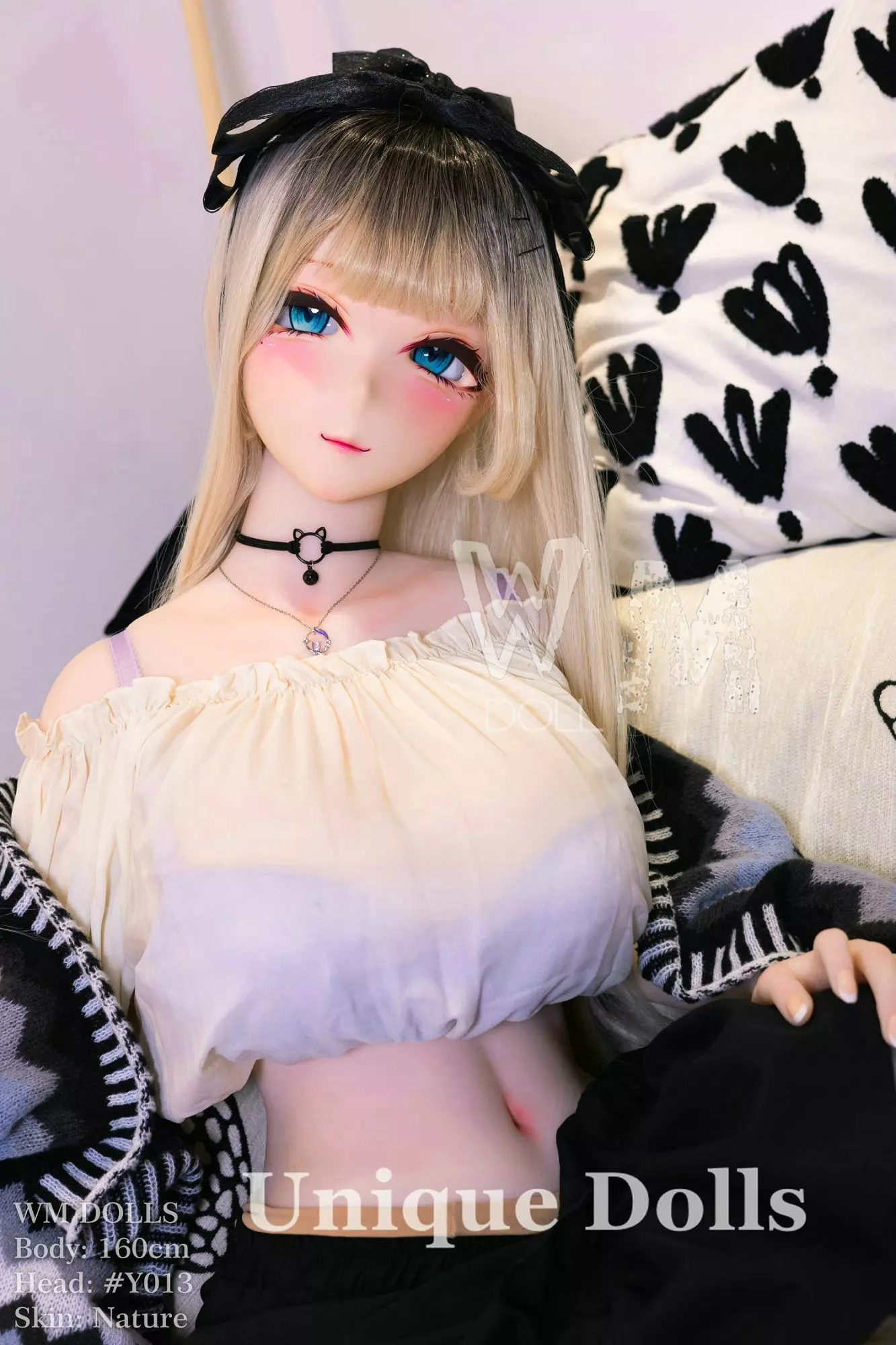 WM Doll 160cm S-TPE Anime Sex Doll with PVC Head #Y013
