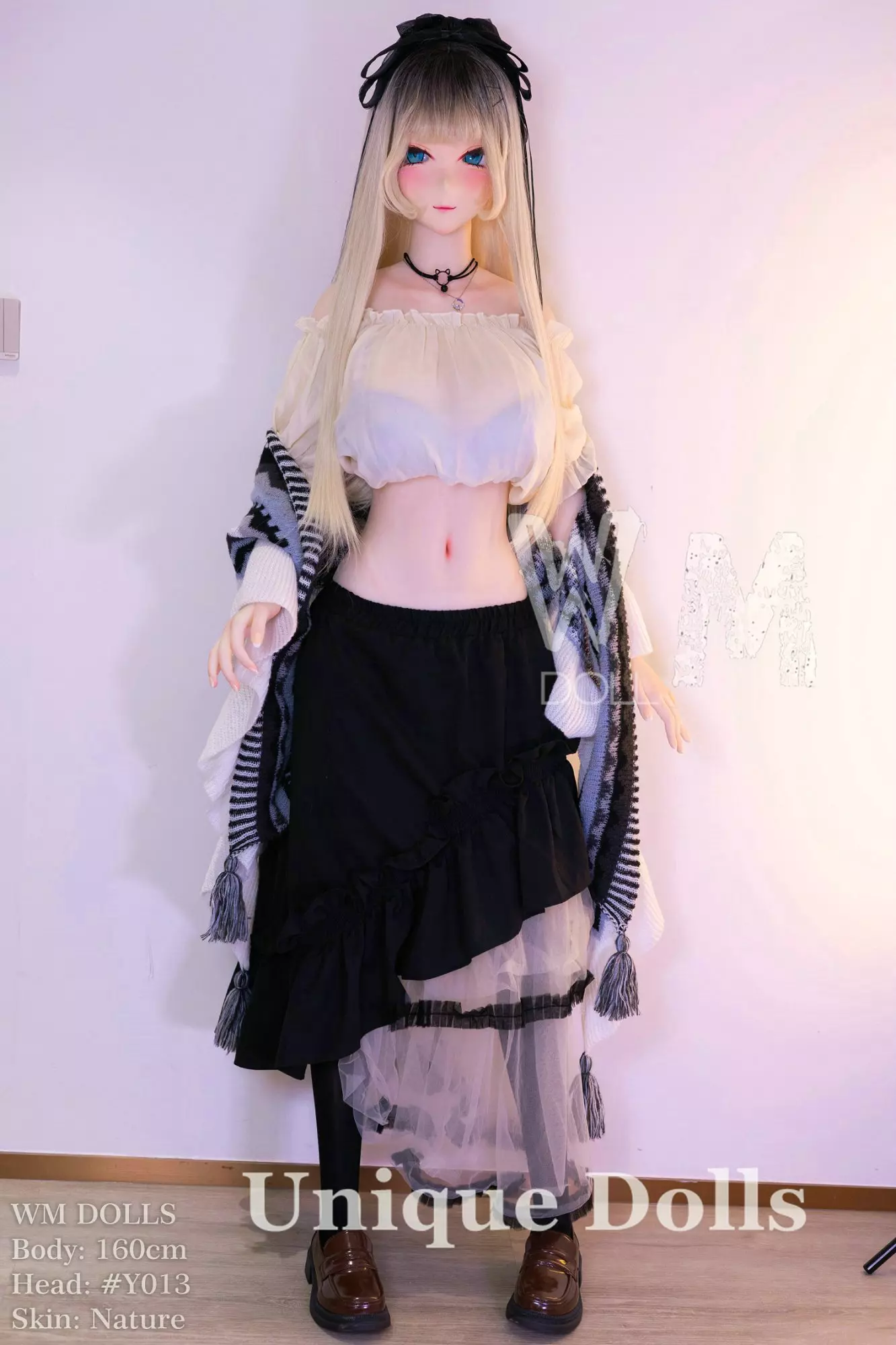 WM Doll 160cm S-TPE Anime Sex Doll with PVC Head #Y013