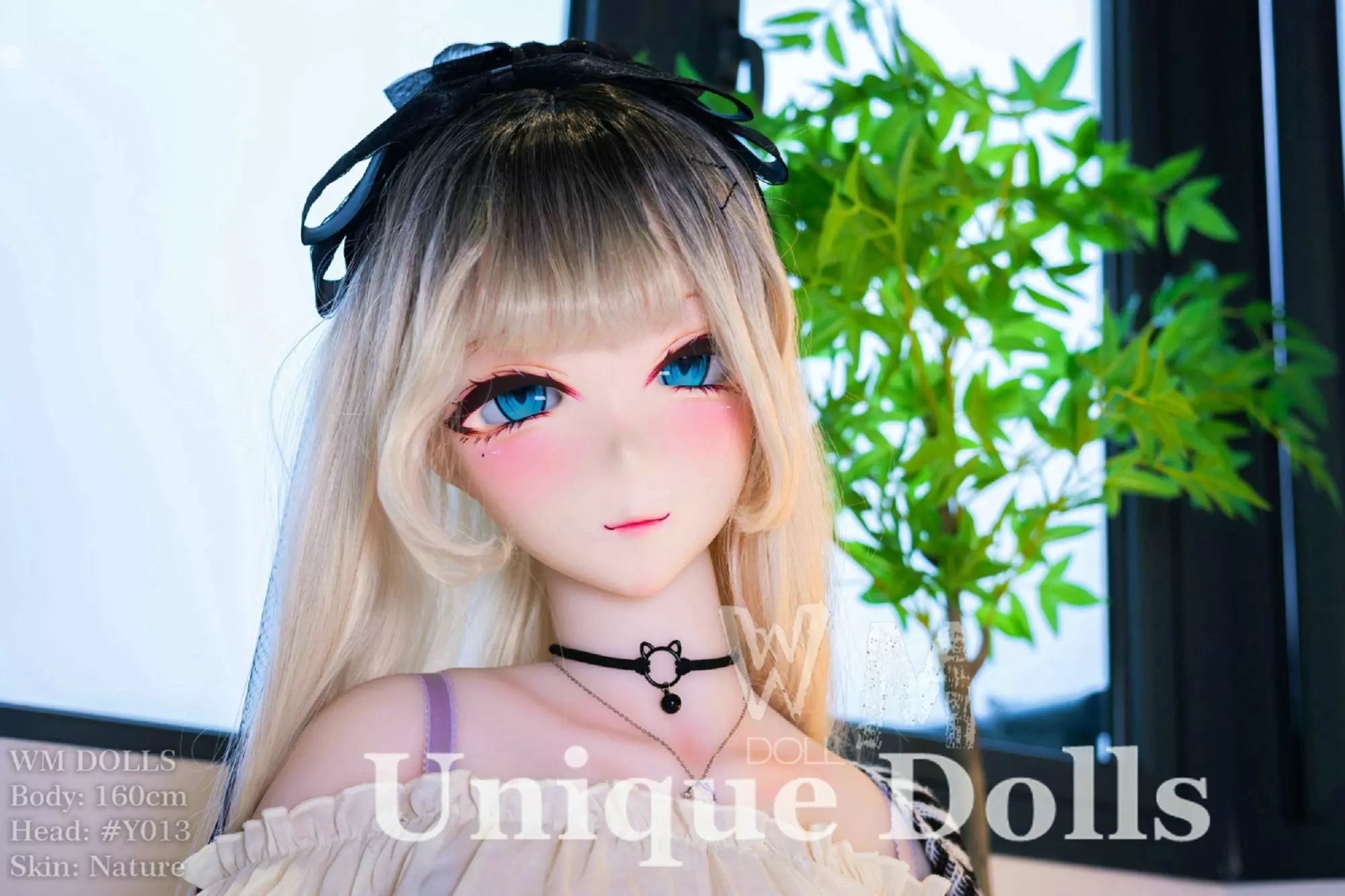 WM Doll 160cm S-TPE Anime Sex Doll with PVC Head #Y013