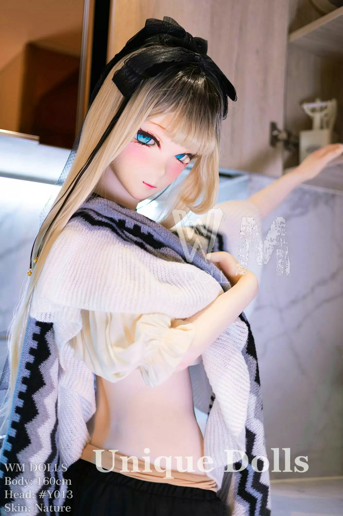 WM Doll 160cm S-TPE Anime Sex Doll with PVC Head #Y013