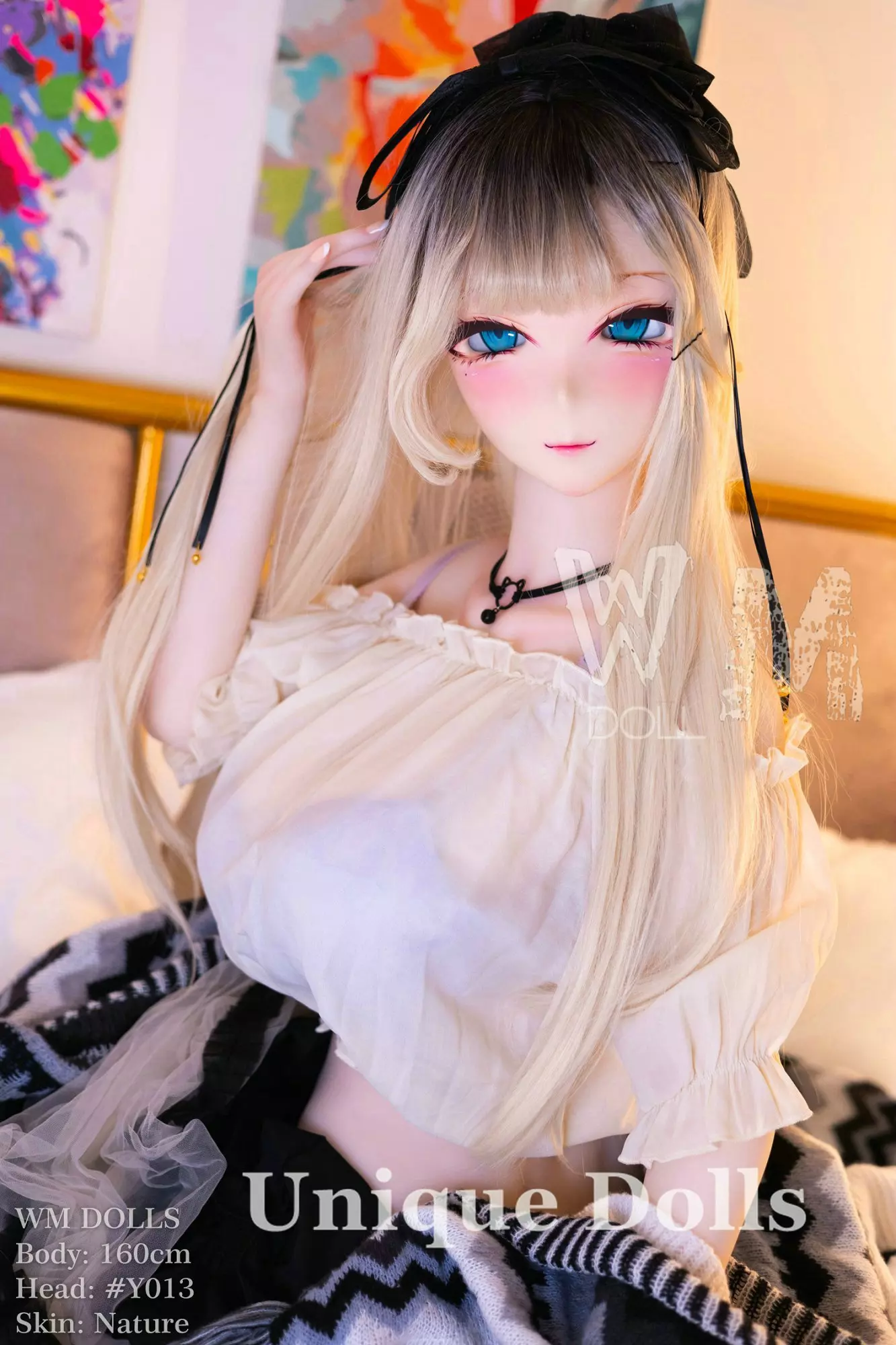 WM Doll 160cm S-TPE Anime Sex Doll with PVC Head #Y013