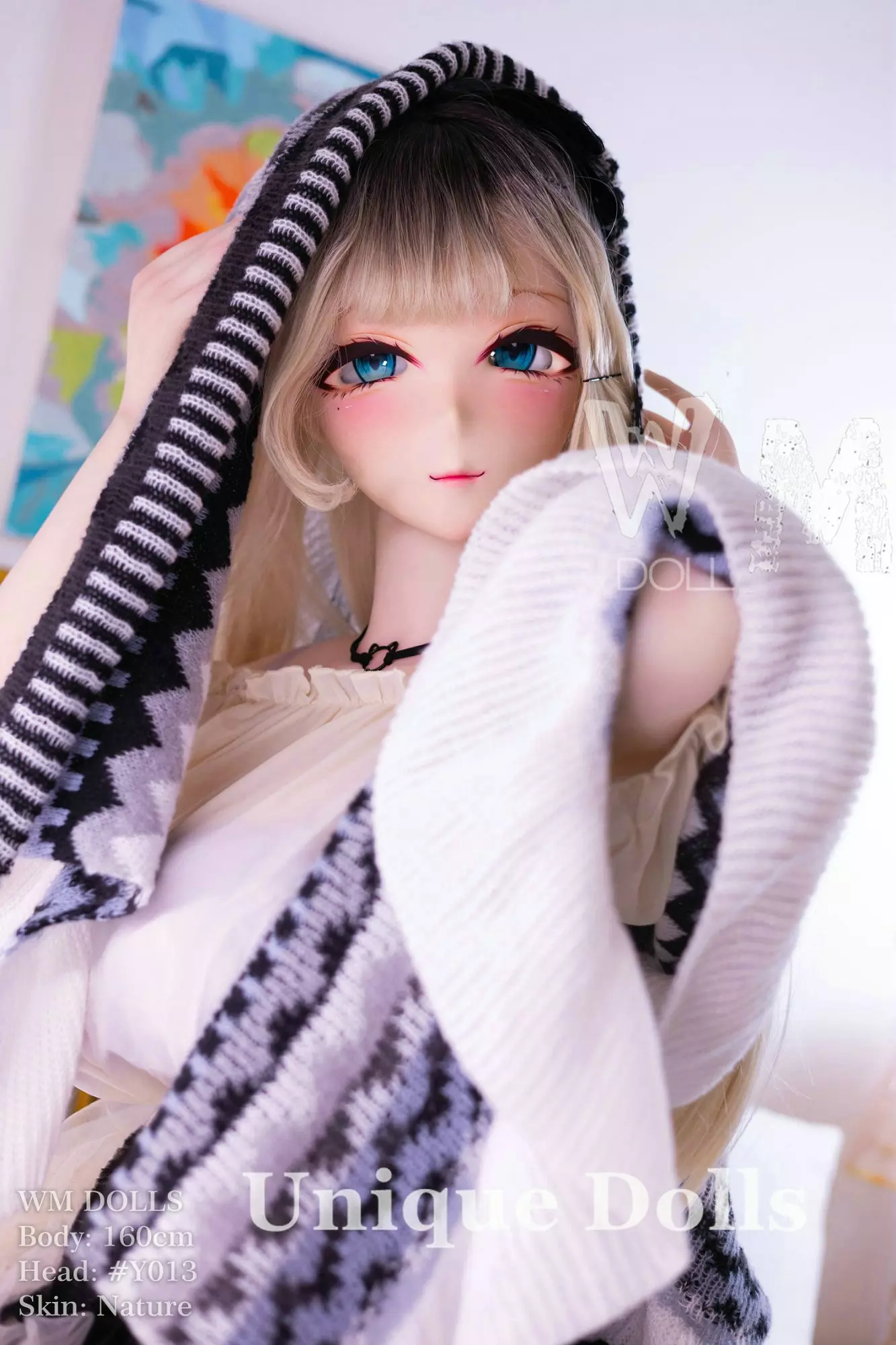 WM Doll 160cm S-TPE Anime Sex Doll with PVC Head #Y013